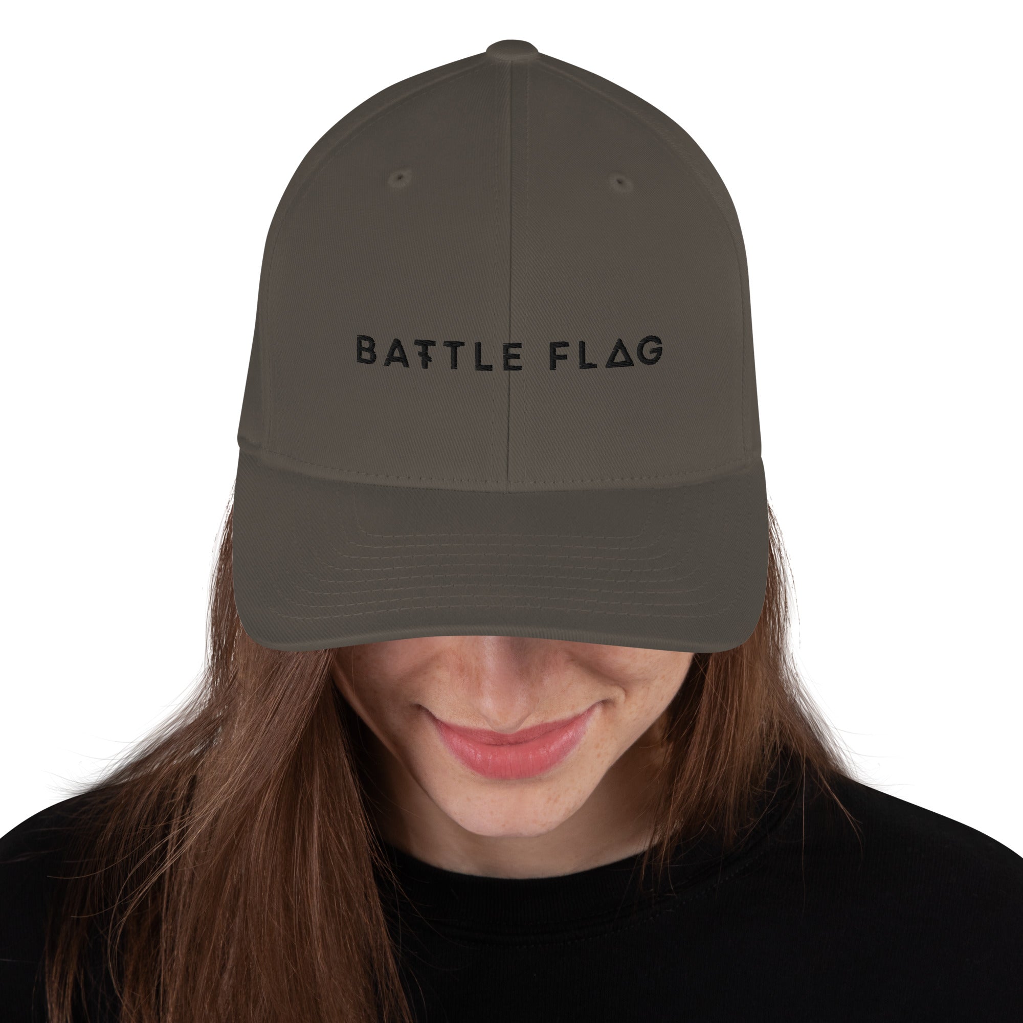 Core Structured Twill Cap - Black Embroidery