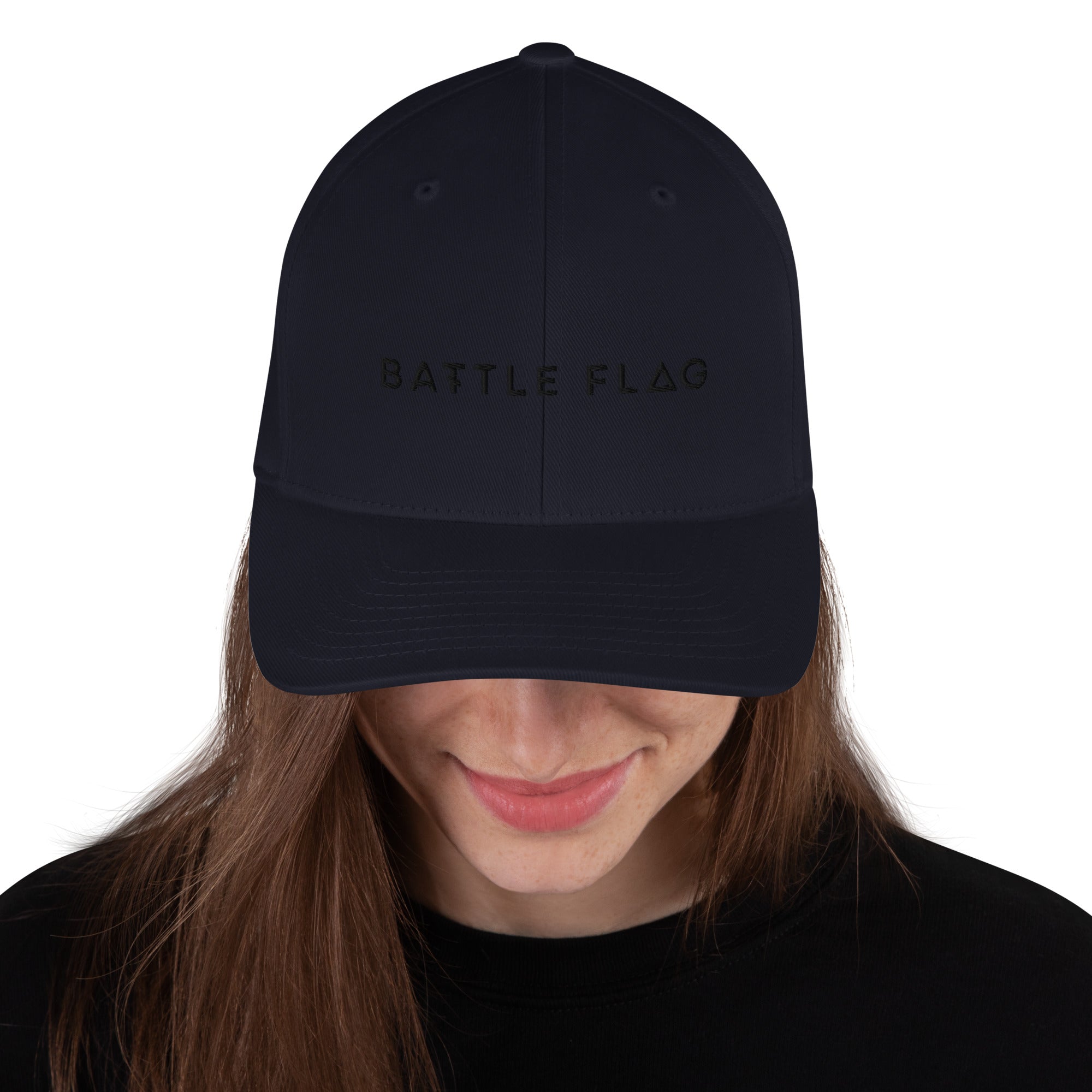 Core Structured Twill Cap - Black Embroidery