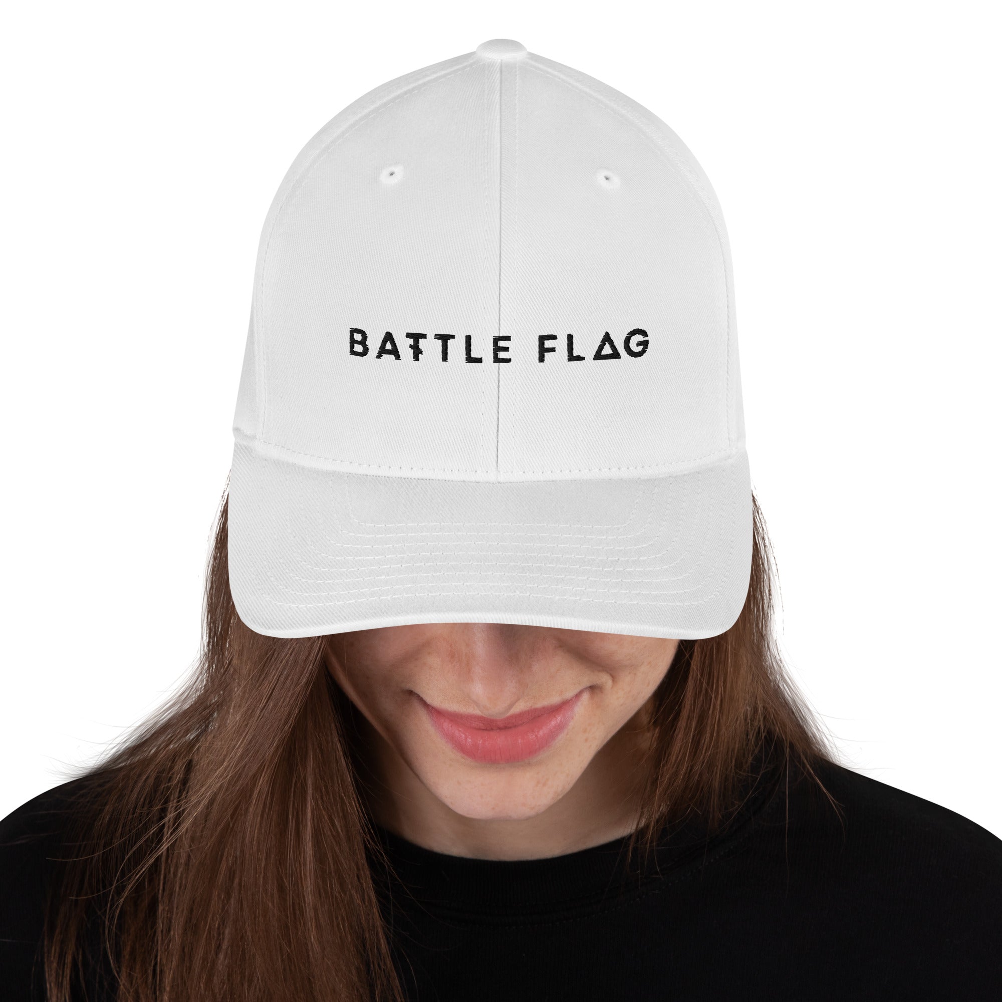 Core Structured Twill Cap - Black Embroidery