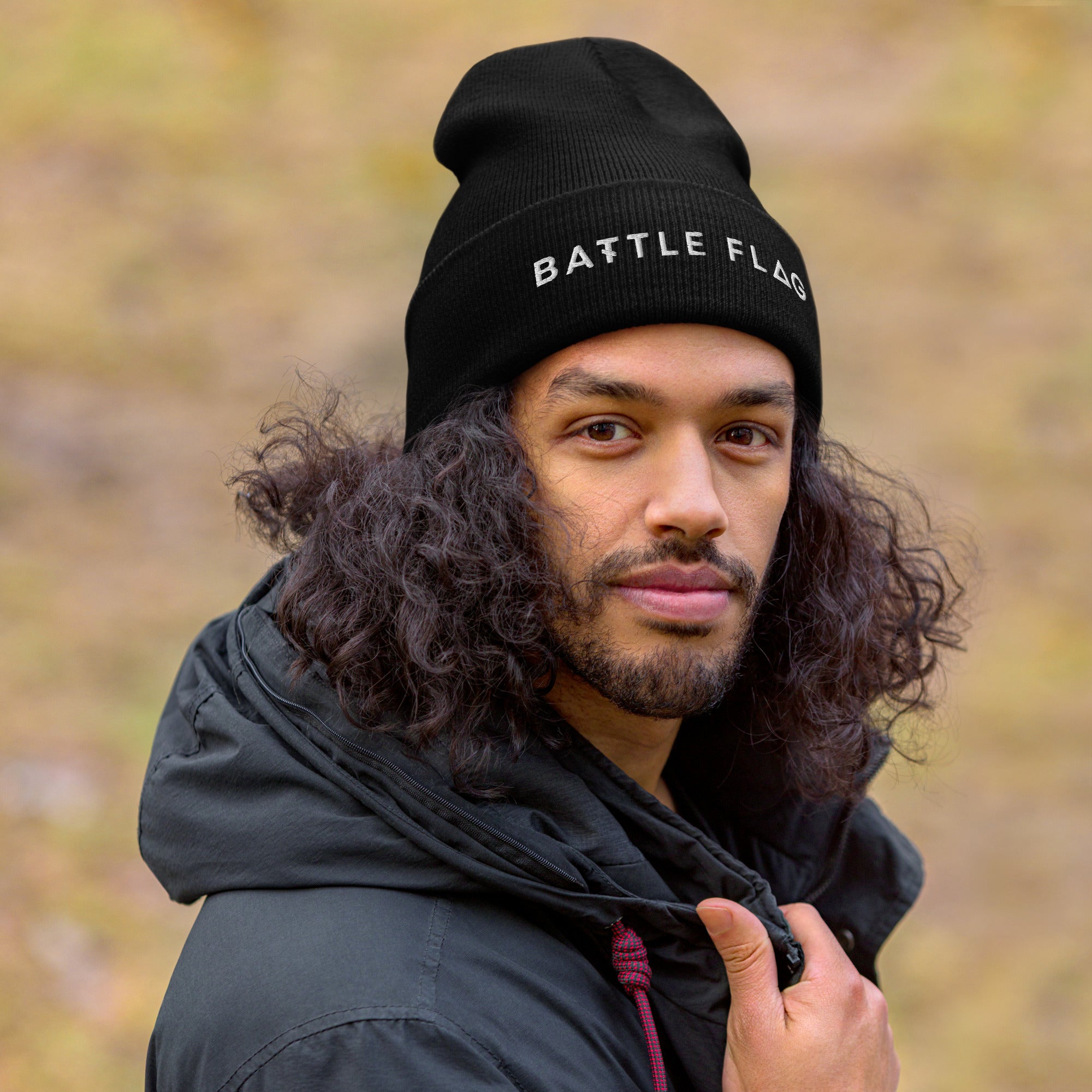 Battle Flag Cuffed Beanie