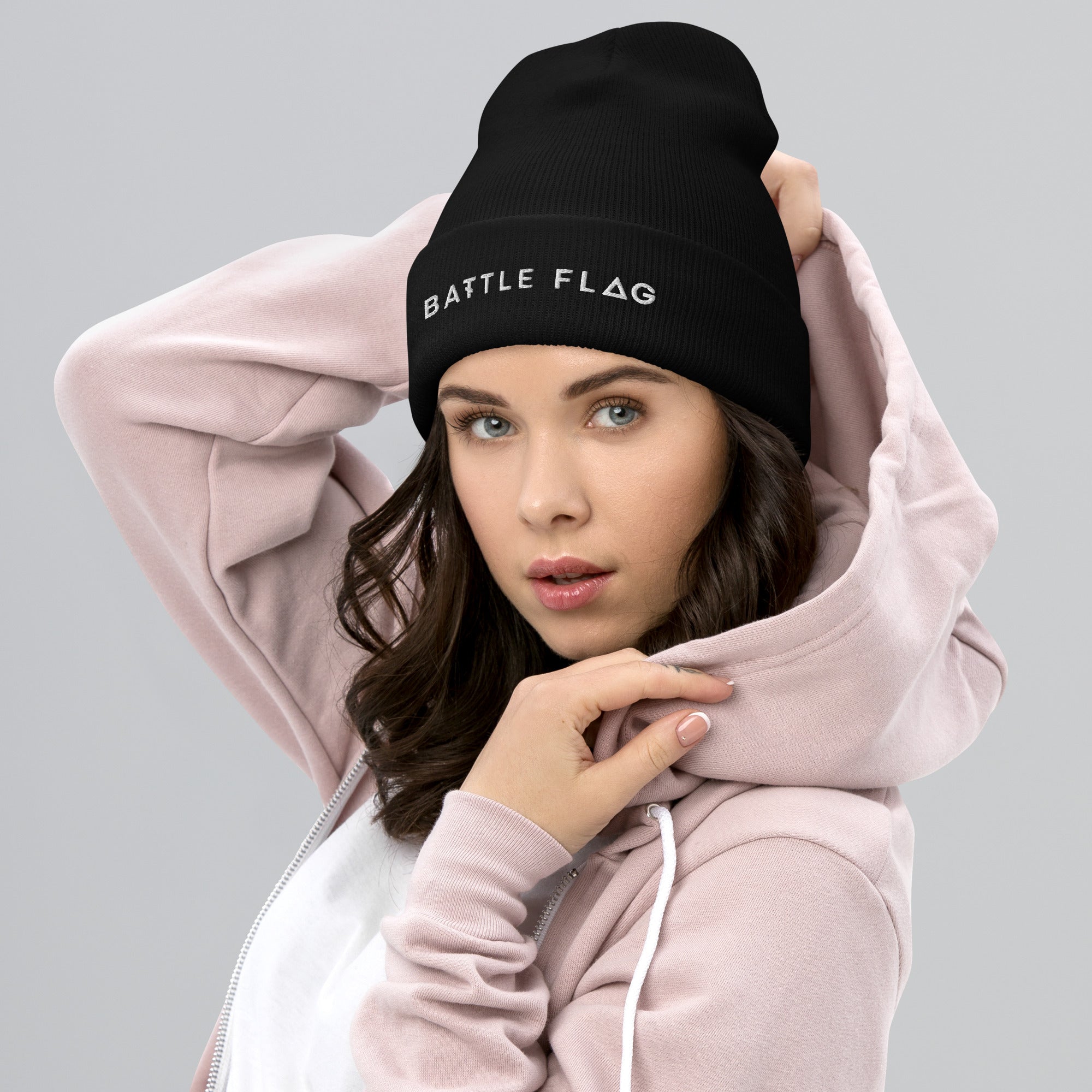 Battle Flag Cuffed Beanie