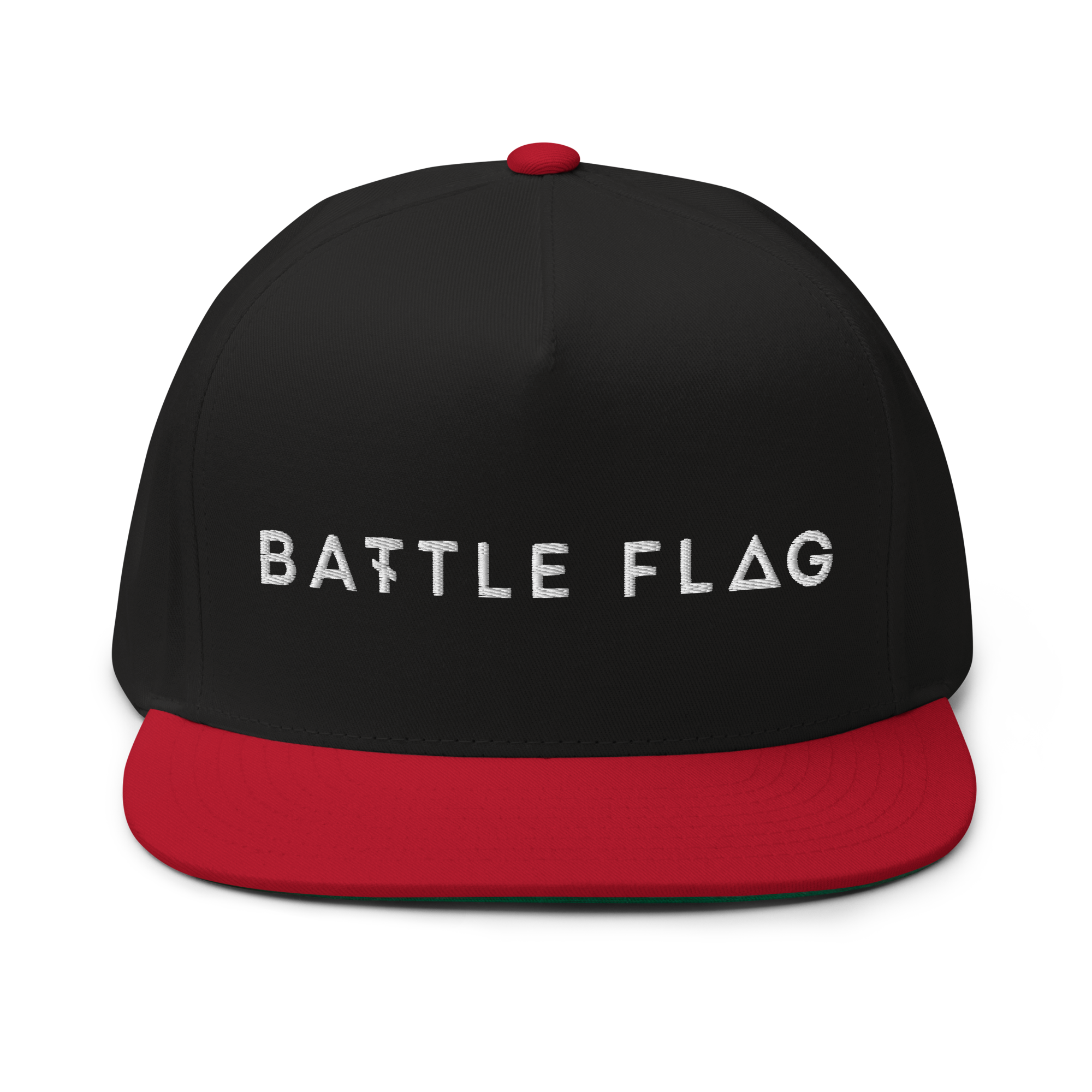 Battle Flag Flat Bill Cap