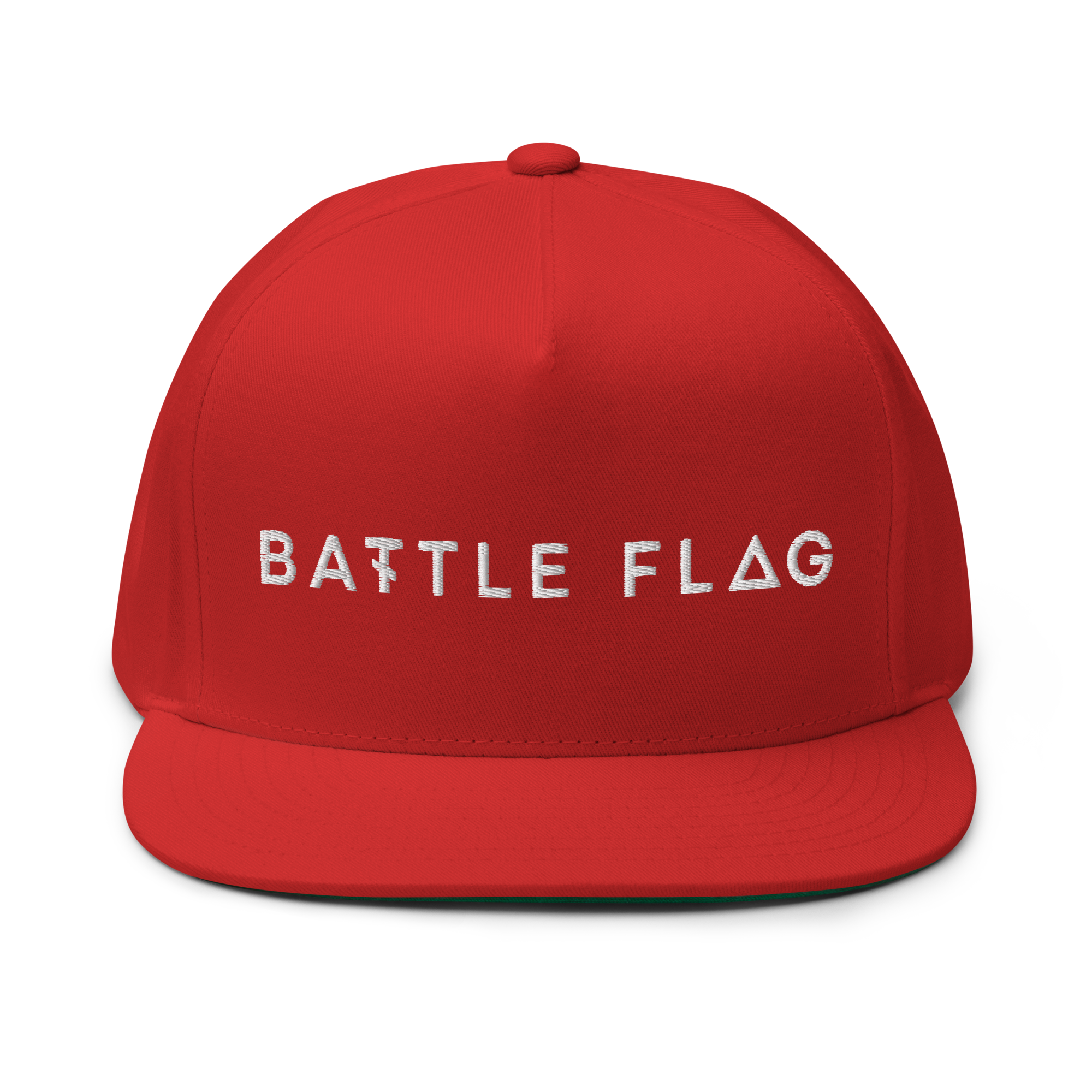 Battle Flag Flat Bill Cap