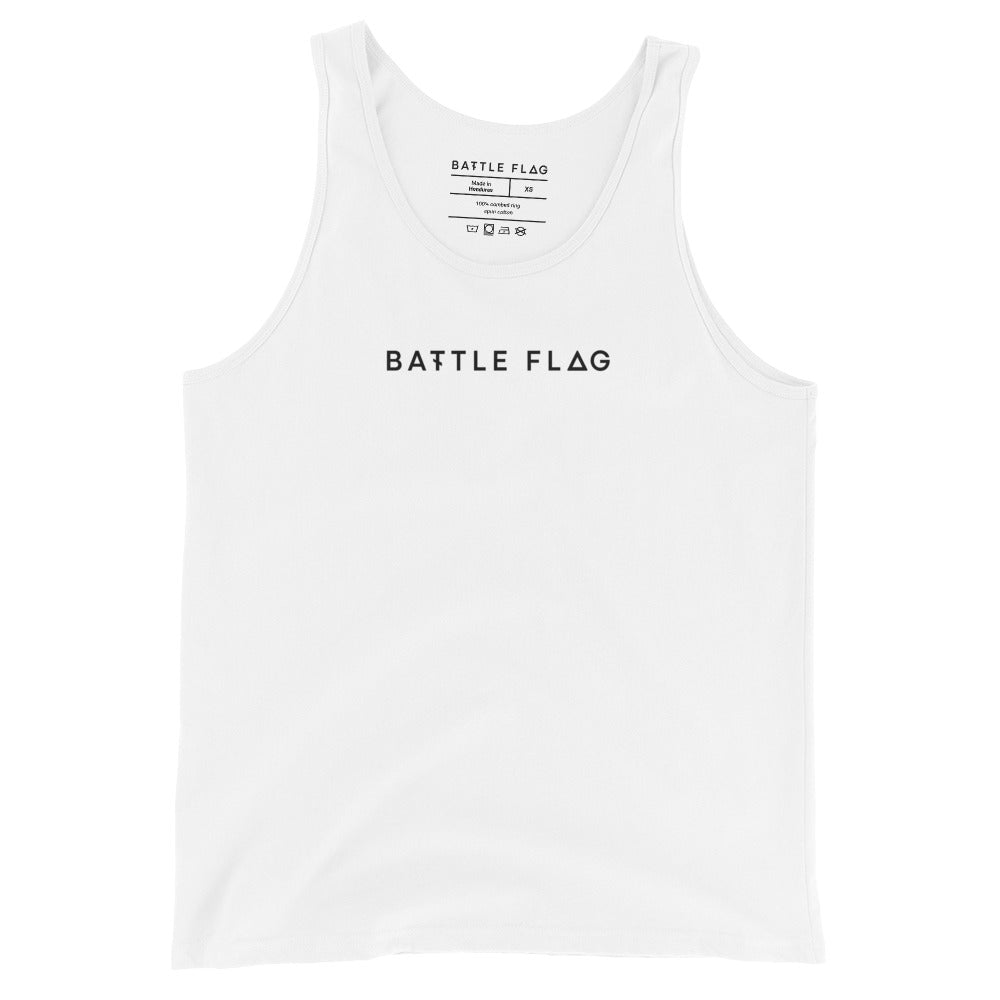 Battle Flag Unisex Tank Top - Black Logo