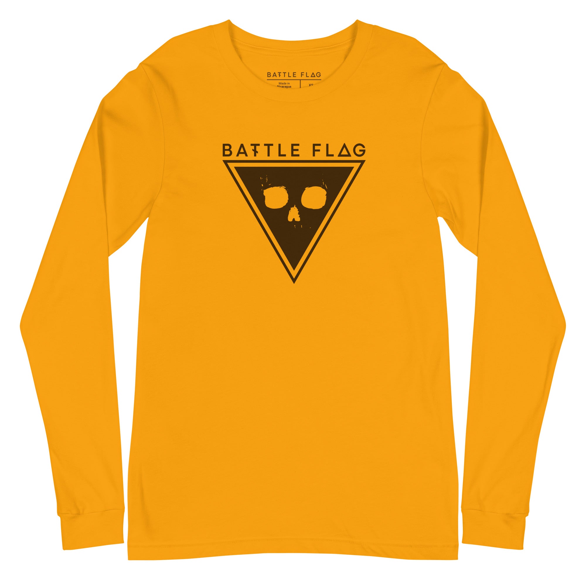 Core Unisex Long Sleeve Tee - Maroon Emblem