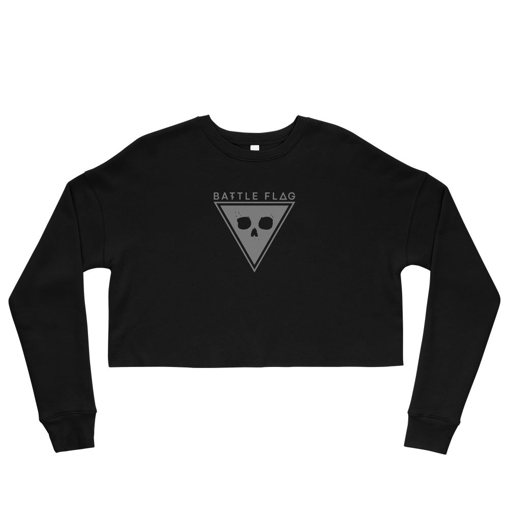 Emblem Crop Sweatshirt