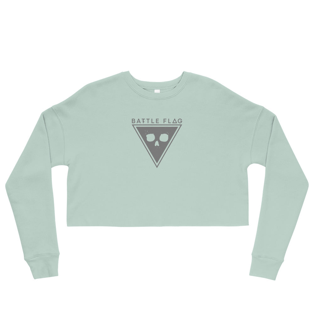 Emblem Crop Sweatshirt