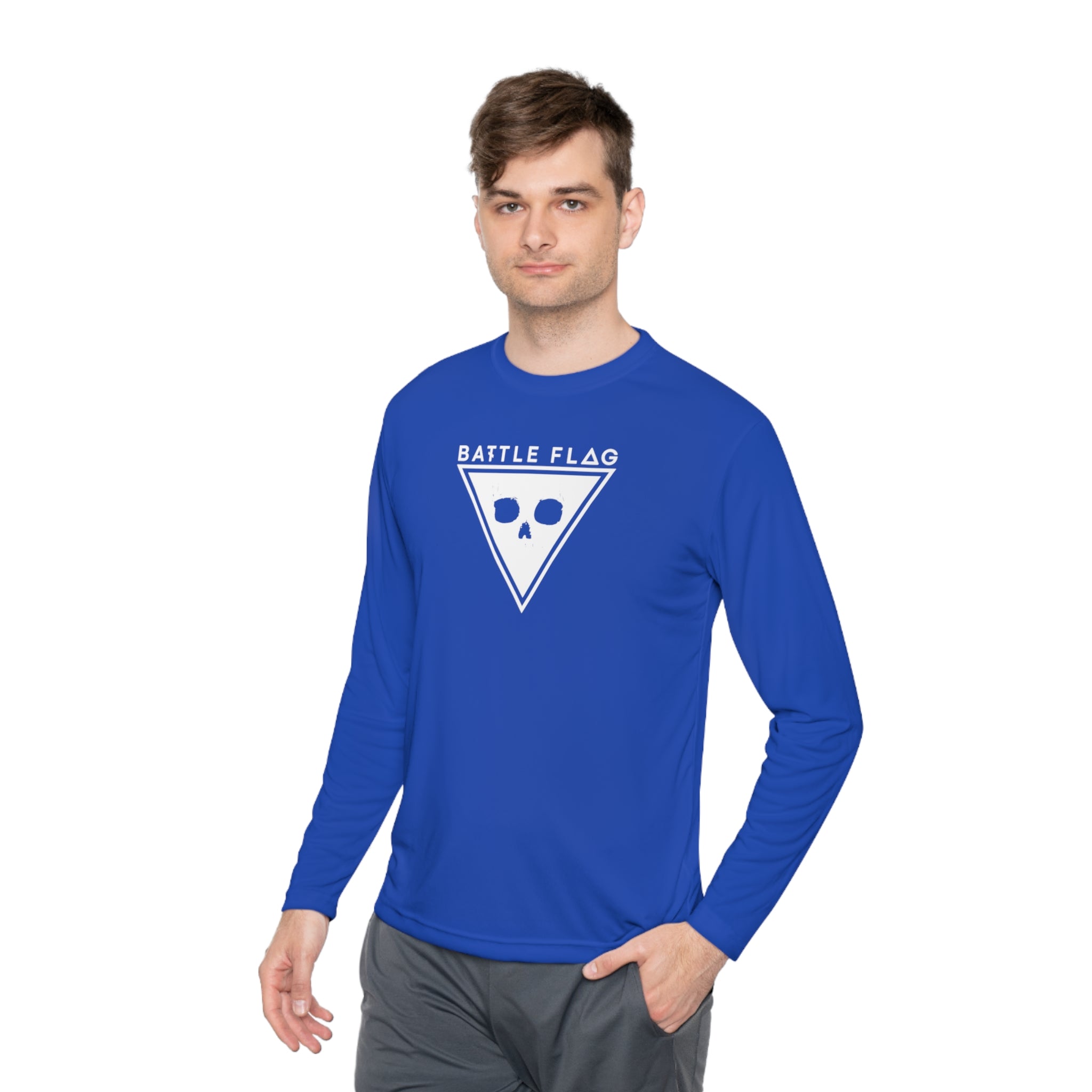 Battle Flag Unisex Lightweight Sport Top - White Emblem