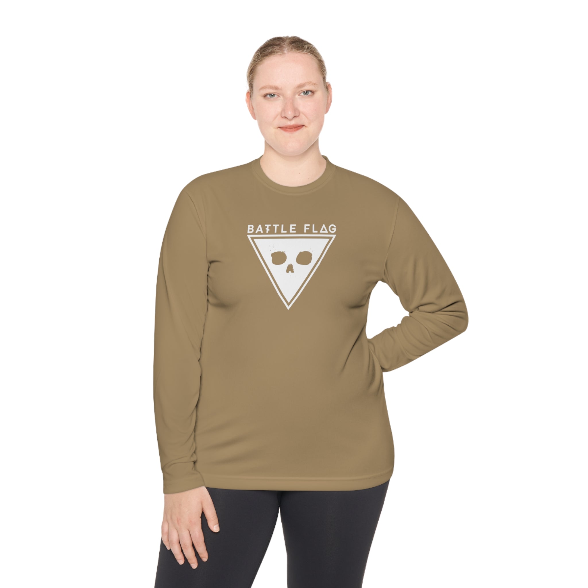 Battle Flag Unisex Lightweight Sport Top - White Emblem