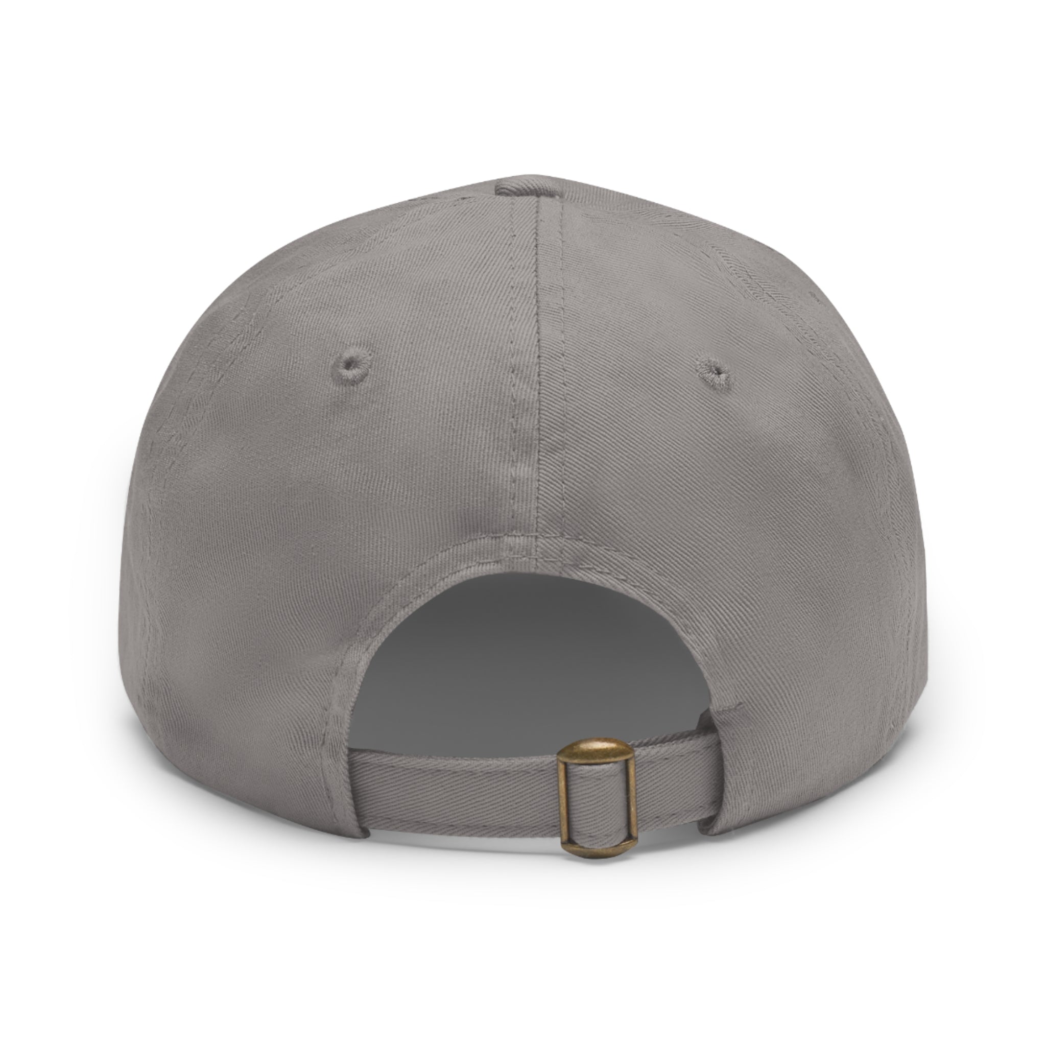 Battle Flag Hat with Leather Patch - White Emblem