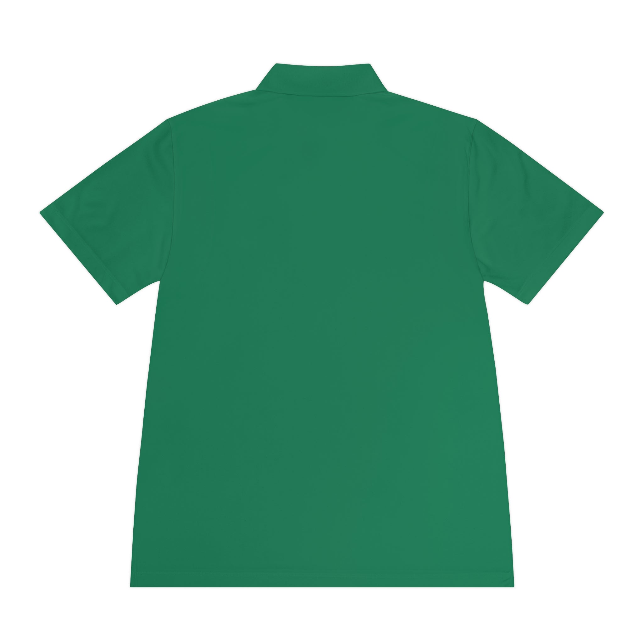 Battle Flag Men's Sport Polo Shirt - White Emblem