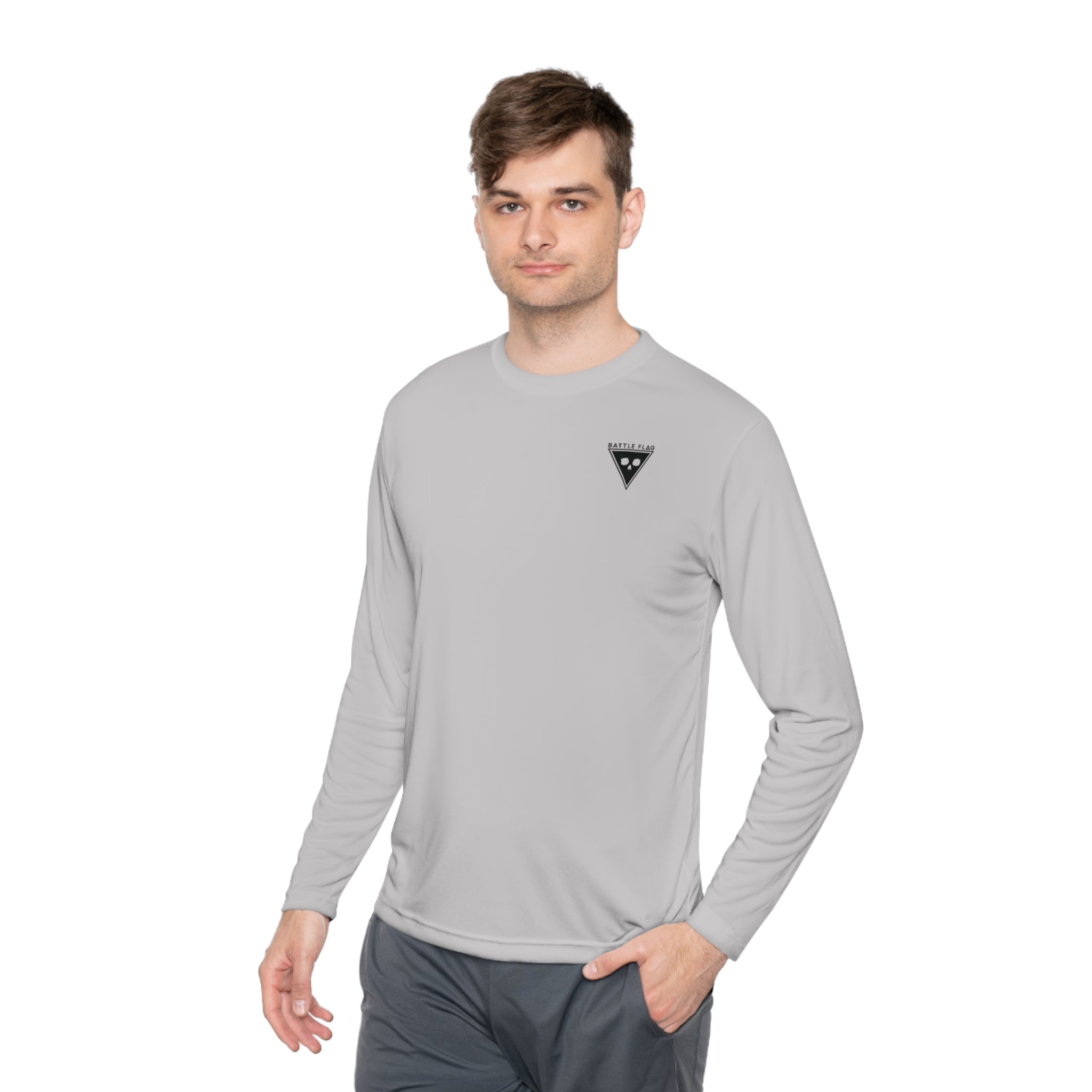 Battle Flag Unisex Lightweight Sport Top - Small Black Emblem