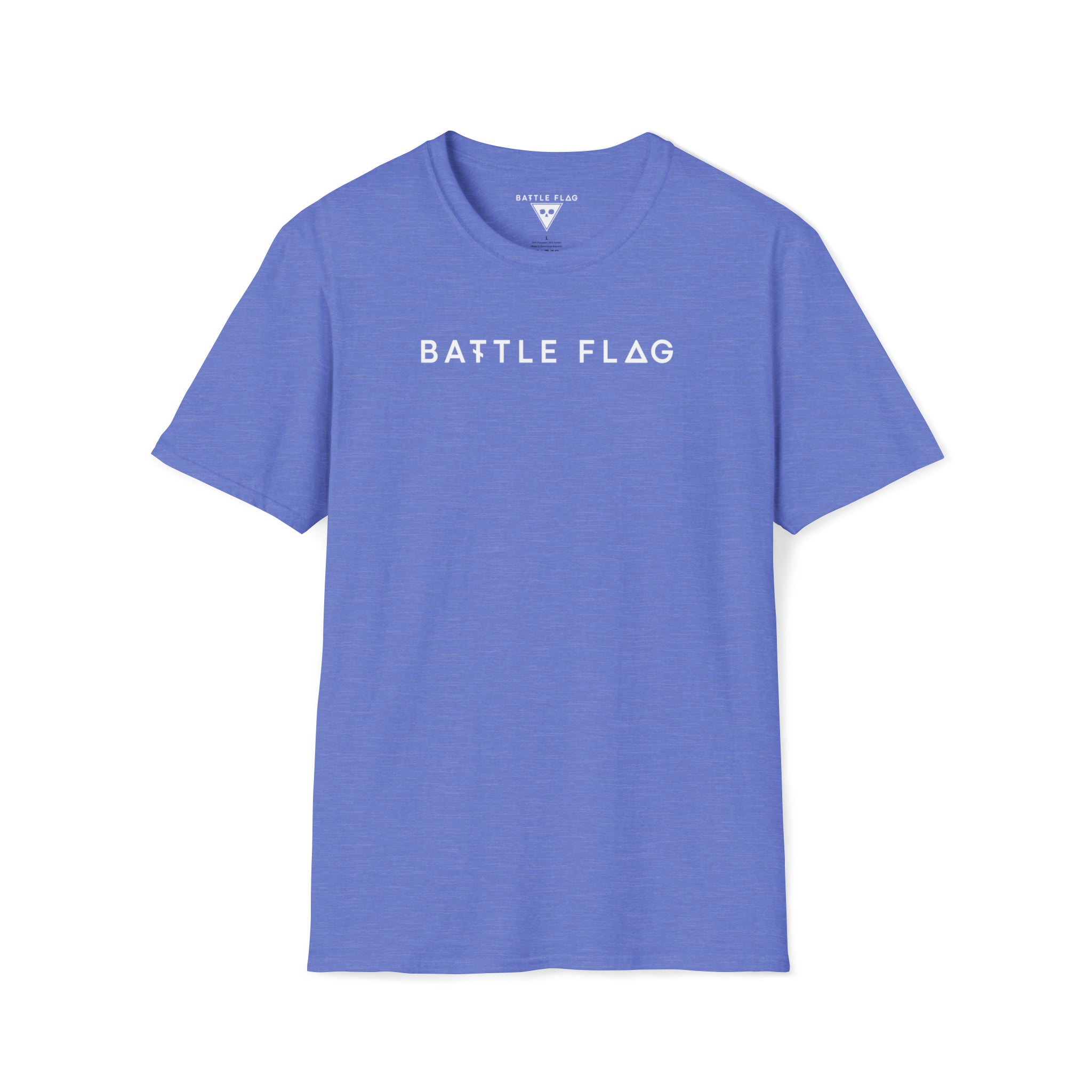 Battle Flag Unisex Softstyle T-Shirt - White Emblem