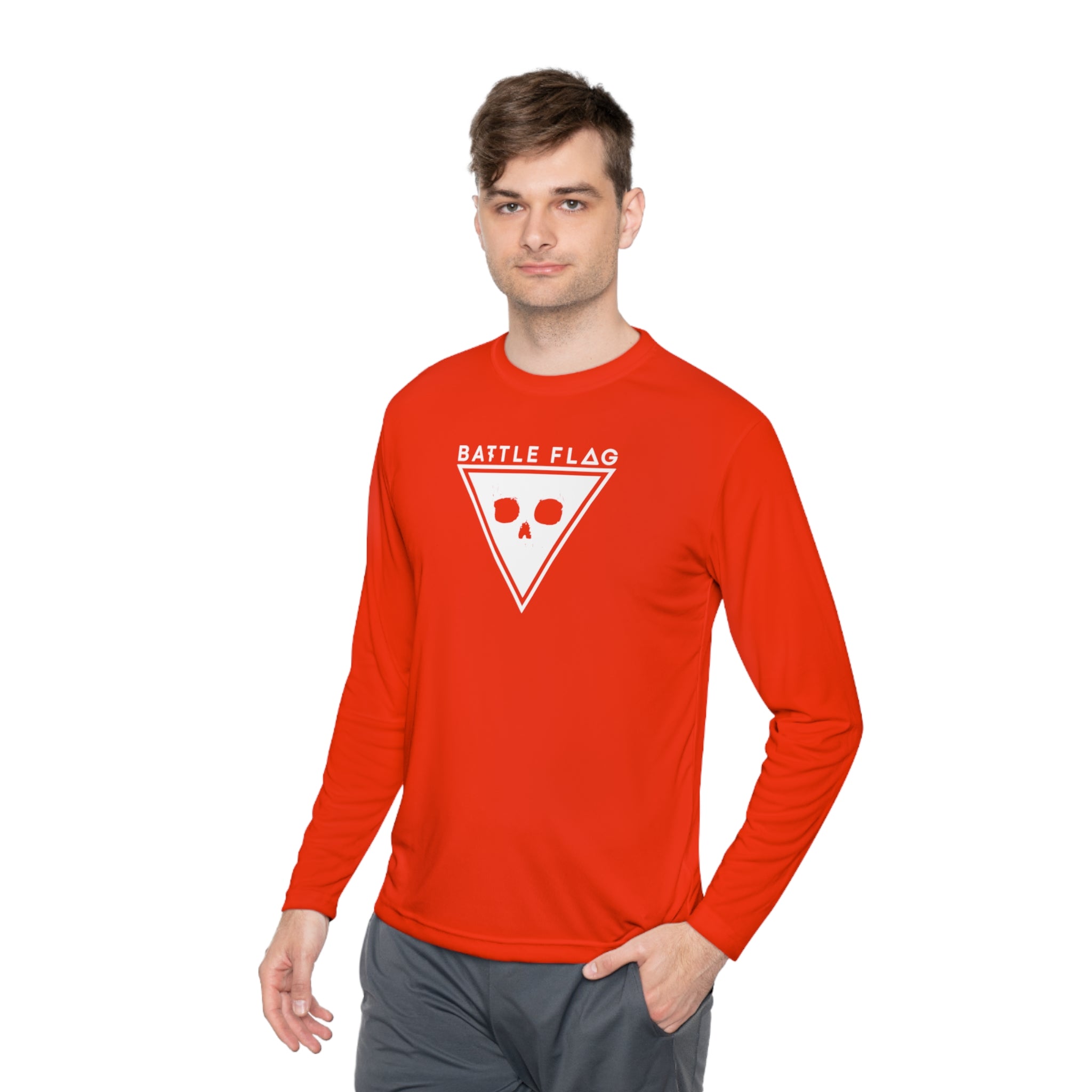 Battle Flag Unisex Lightweight Sport Top - White Emblem