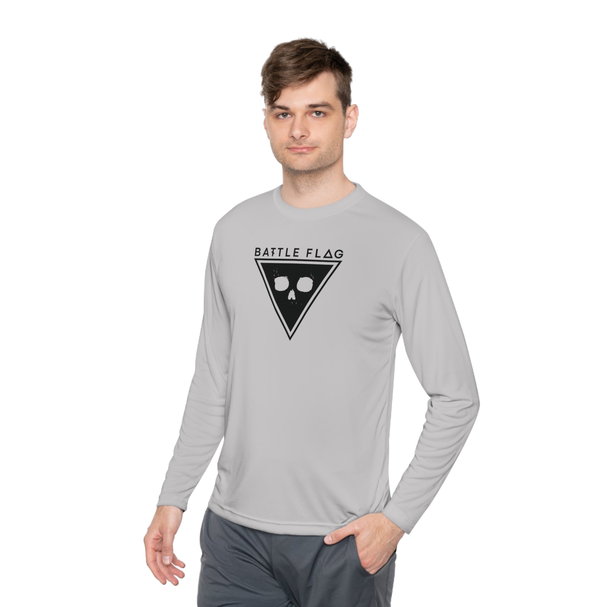 Battle Flag Unisex Lightweight Sport Top - Black Emblem