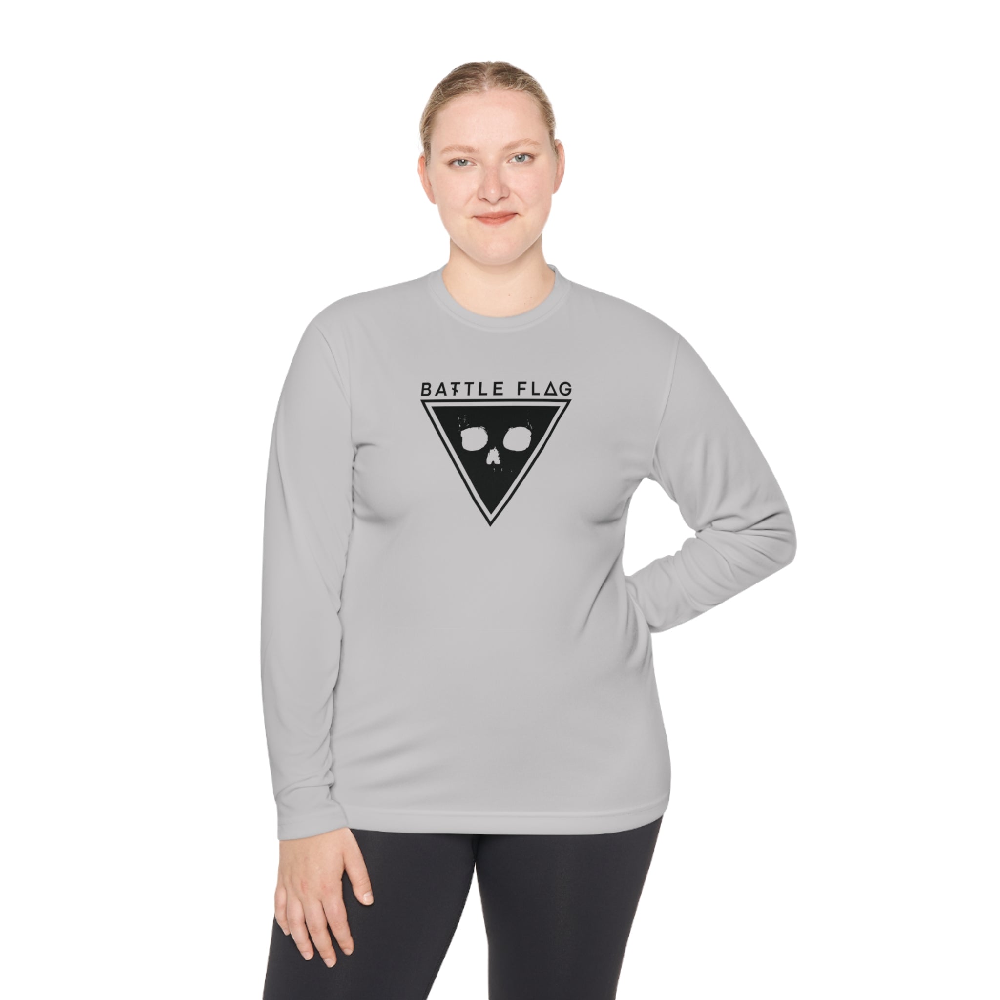 Battle Flag Unisex Lightweight Sport Top - Black Emblem