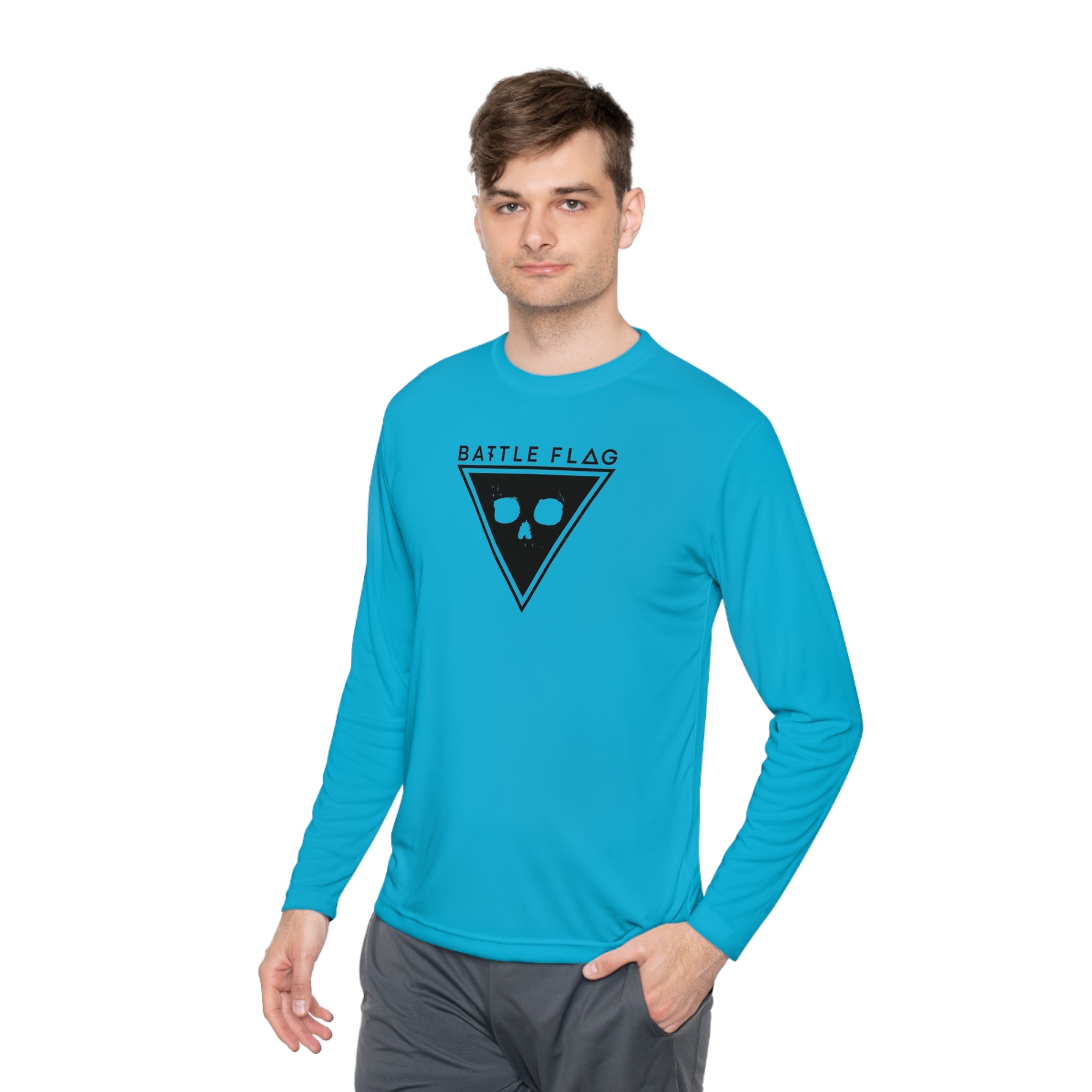 Battle Flag Unisex Lightweight Sport Top - Black Emblem