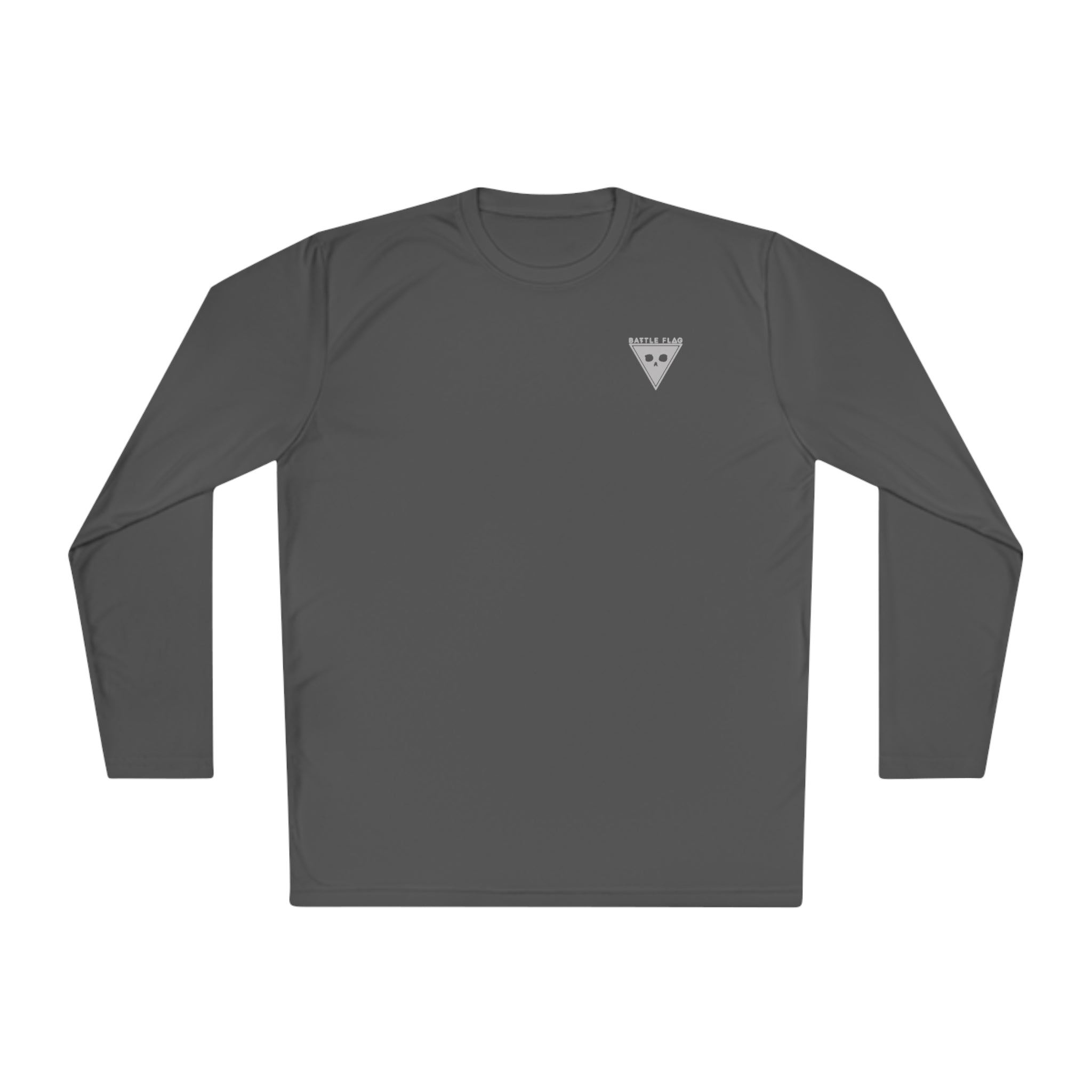 Battle Flag Unisex Lightweight Sport Top - Small Light Grey Emblem