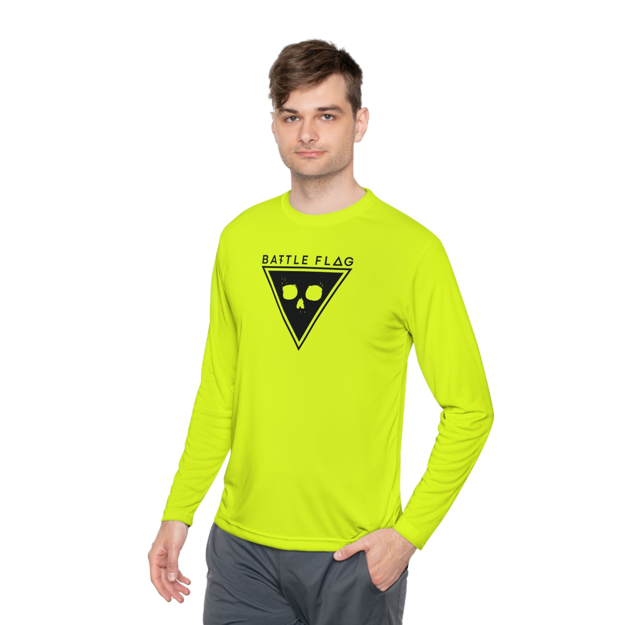 Battle Flag Unisex Lightweight Sport Top - Black Emblem