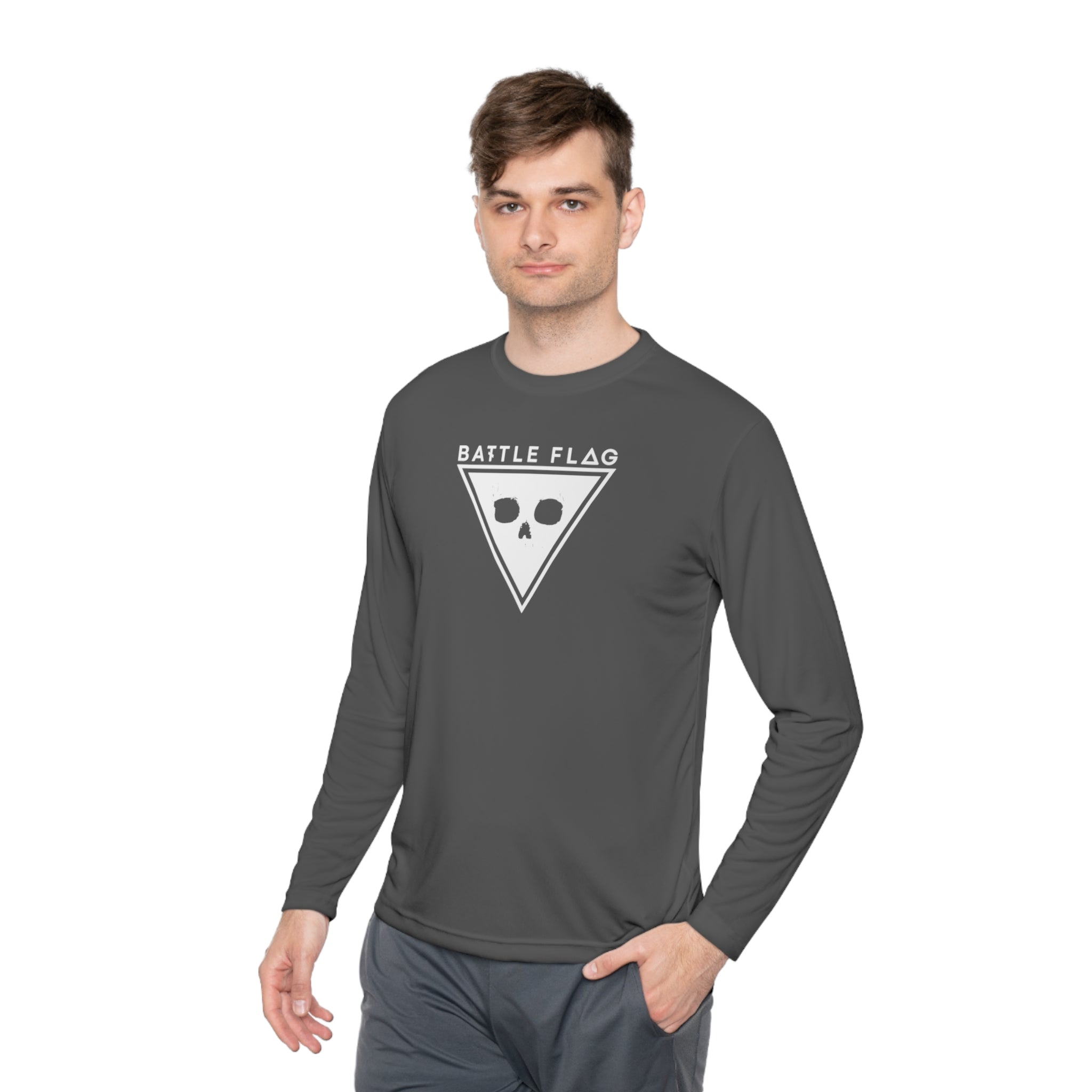 Battle Flag Unisex Lightweight Sport Top - White Emblem
