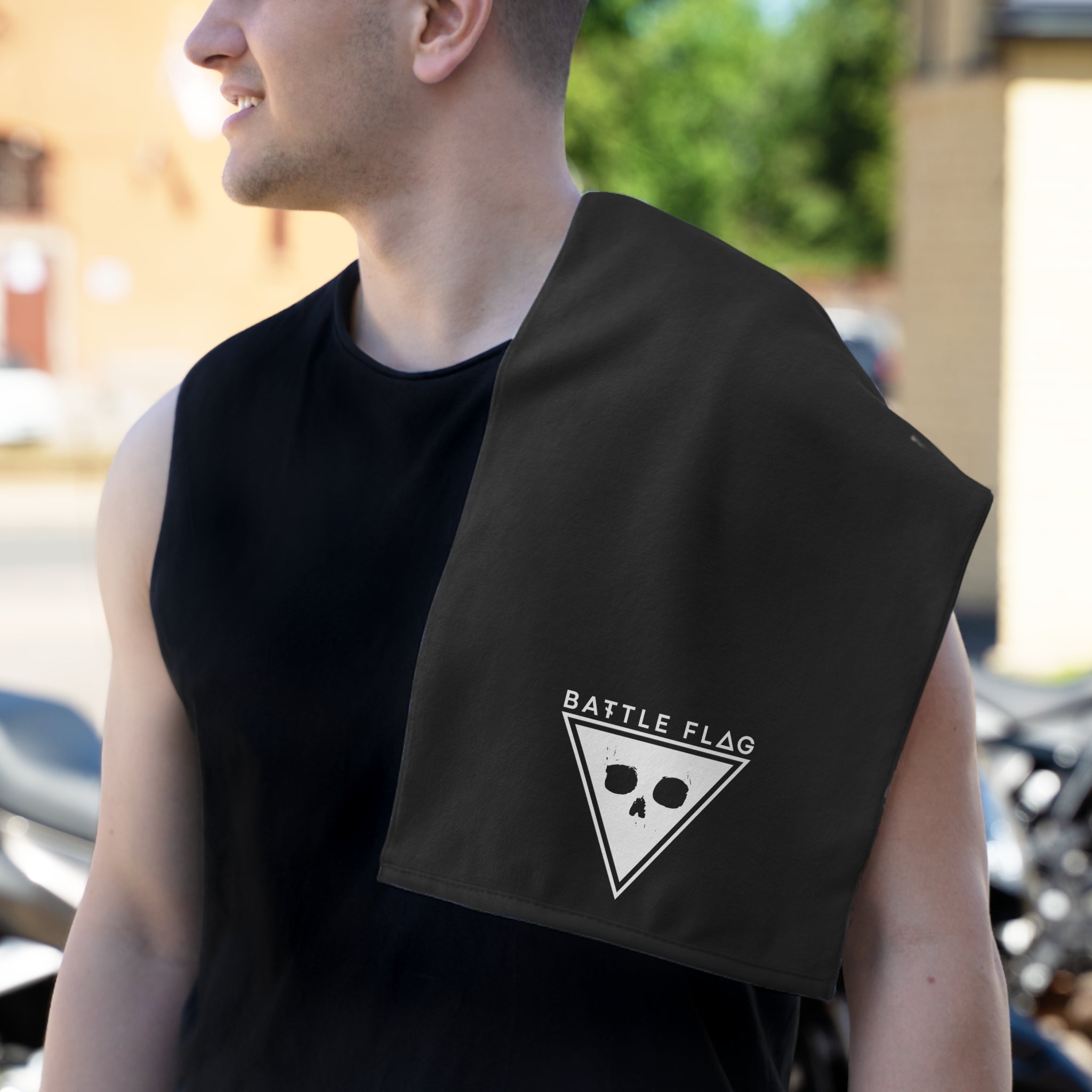Battle Flag Gym Towel