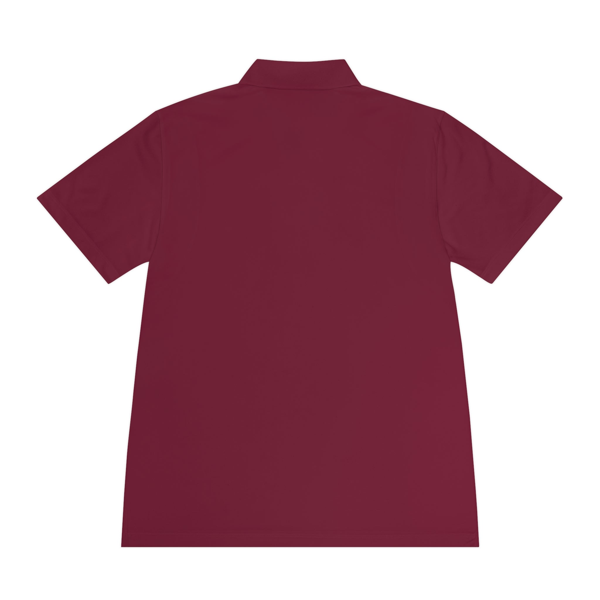 Battle Flag Men's Sport Polo Shirt - White Emblem
