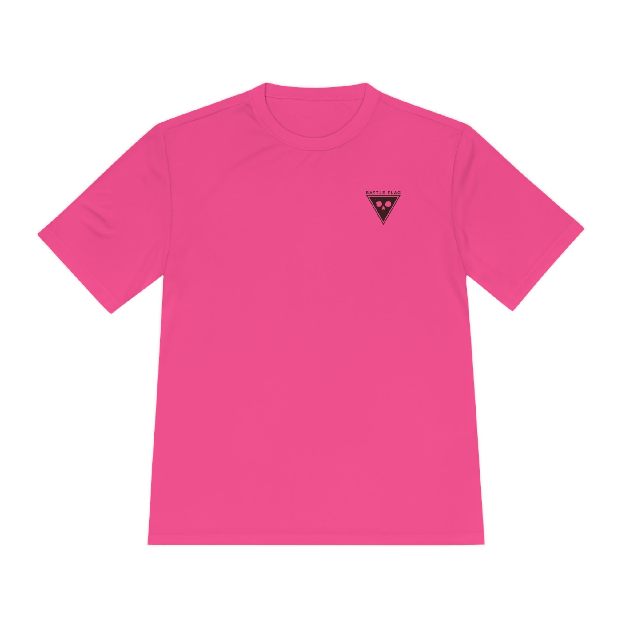 Battle Flag Unisex Moisture Wicking Tee - Small Red Emblem