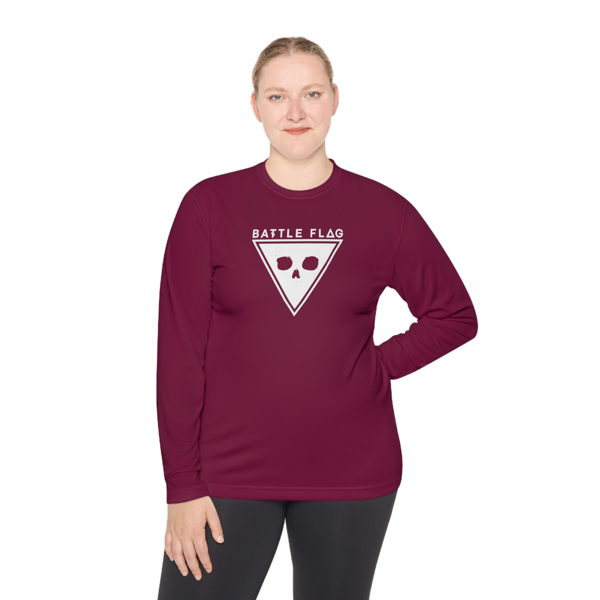Battle Flag Unisex Lightweight Sport Top - White Emblem