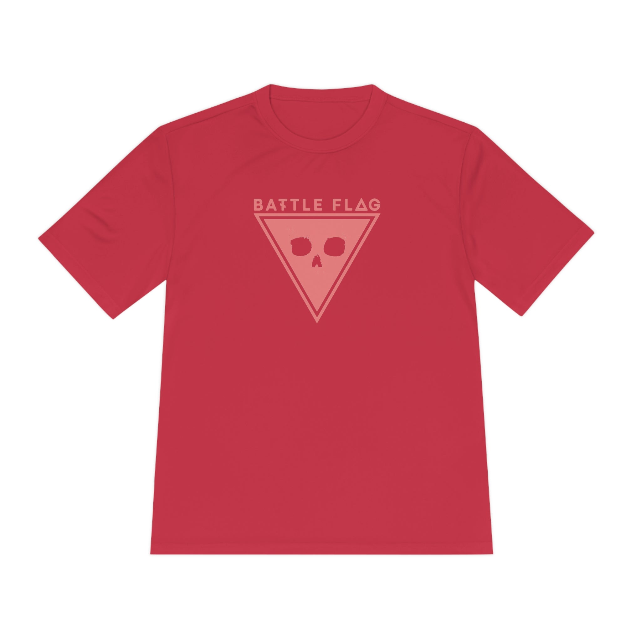 Battle Flag Unisex Moisture Wicking Tee - Pink Emblem