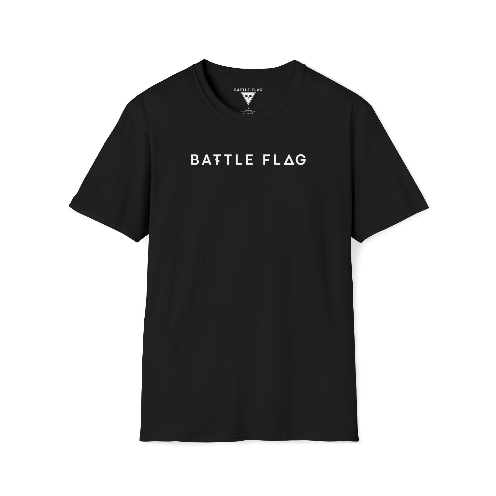 Battle Flag Unisex Softstyle T-Shirt - White Emblem