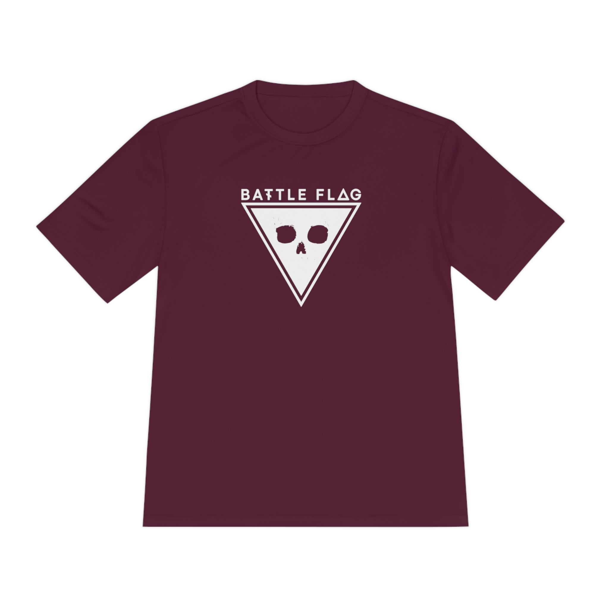 Battle Flag Unisex Moisture Wicking Tee - White Emblem