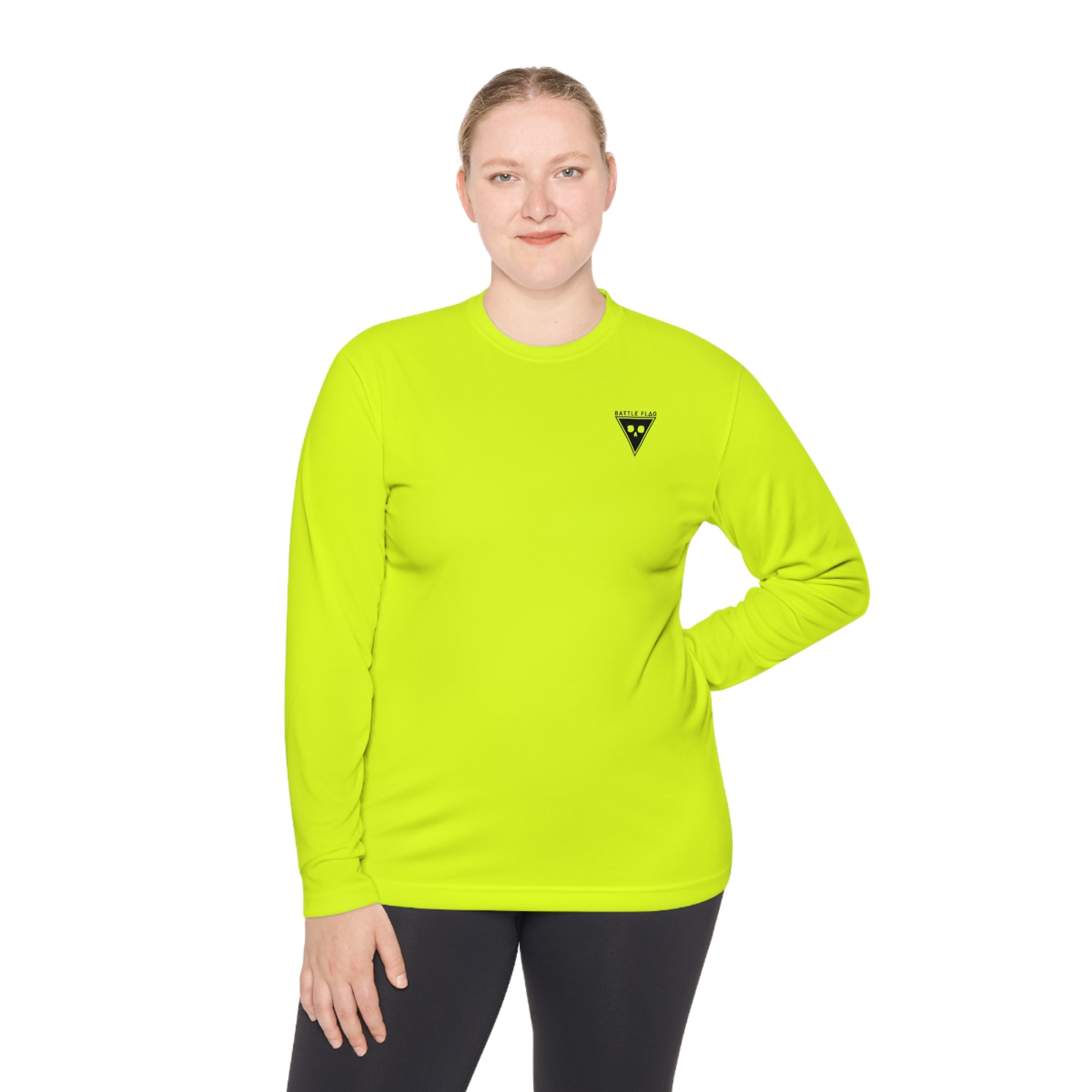 Battle Flag Unisex Lightweight Sport Top - Small Black Emblem