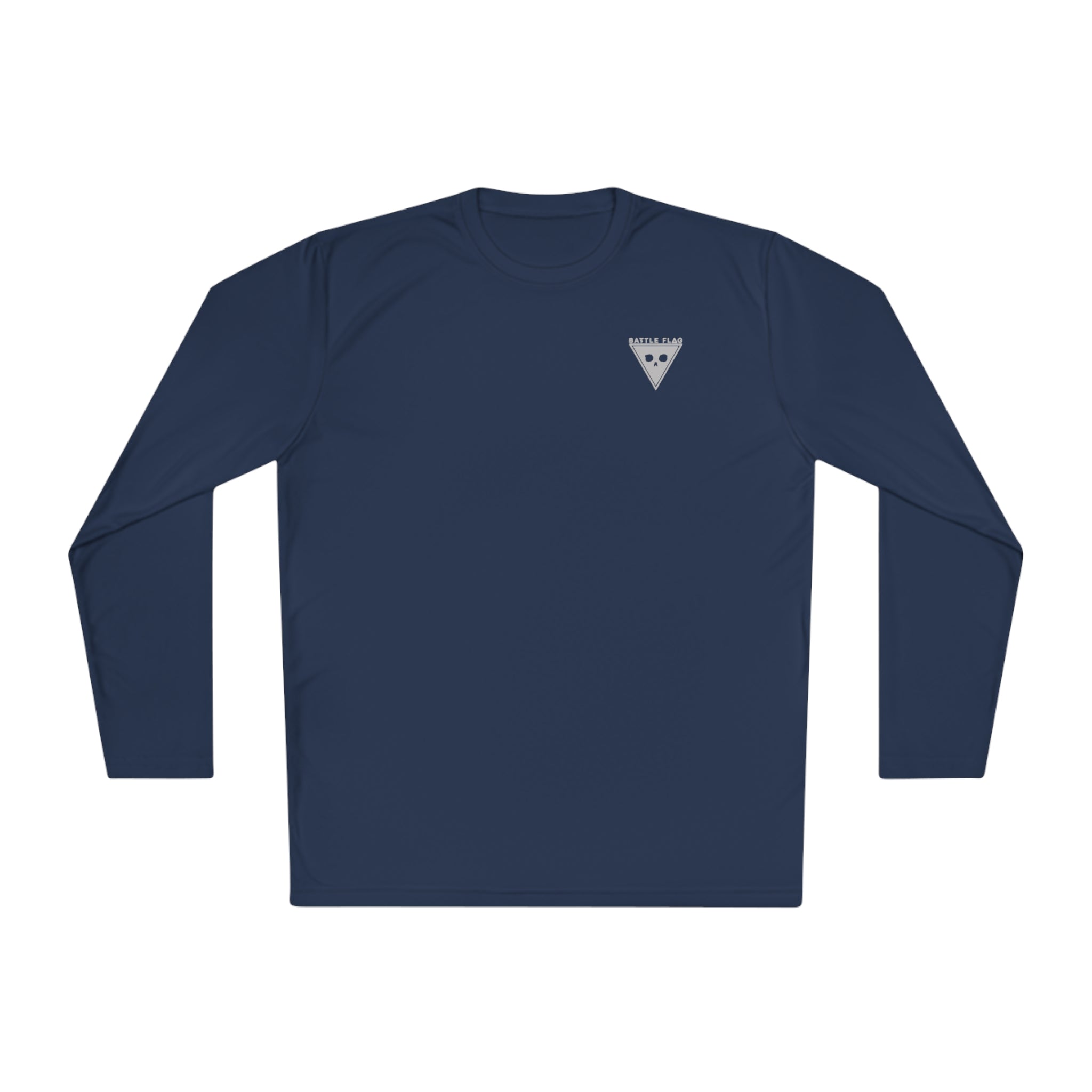 Battle Flag Unisex Lightweight Sport Top - Small Light Grey Emblem