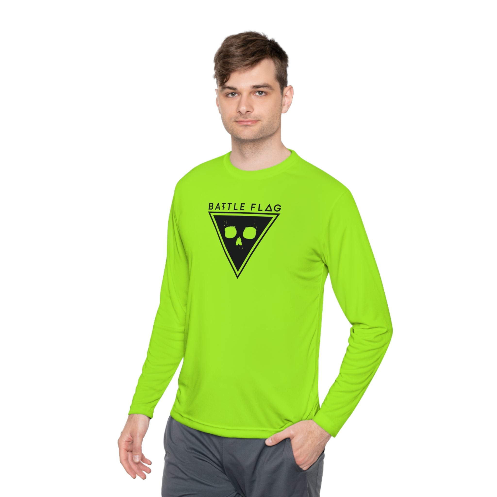 Battle Flag Unisex Lightweight Sport Top - Black Emblem
