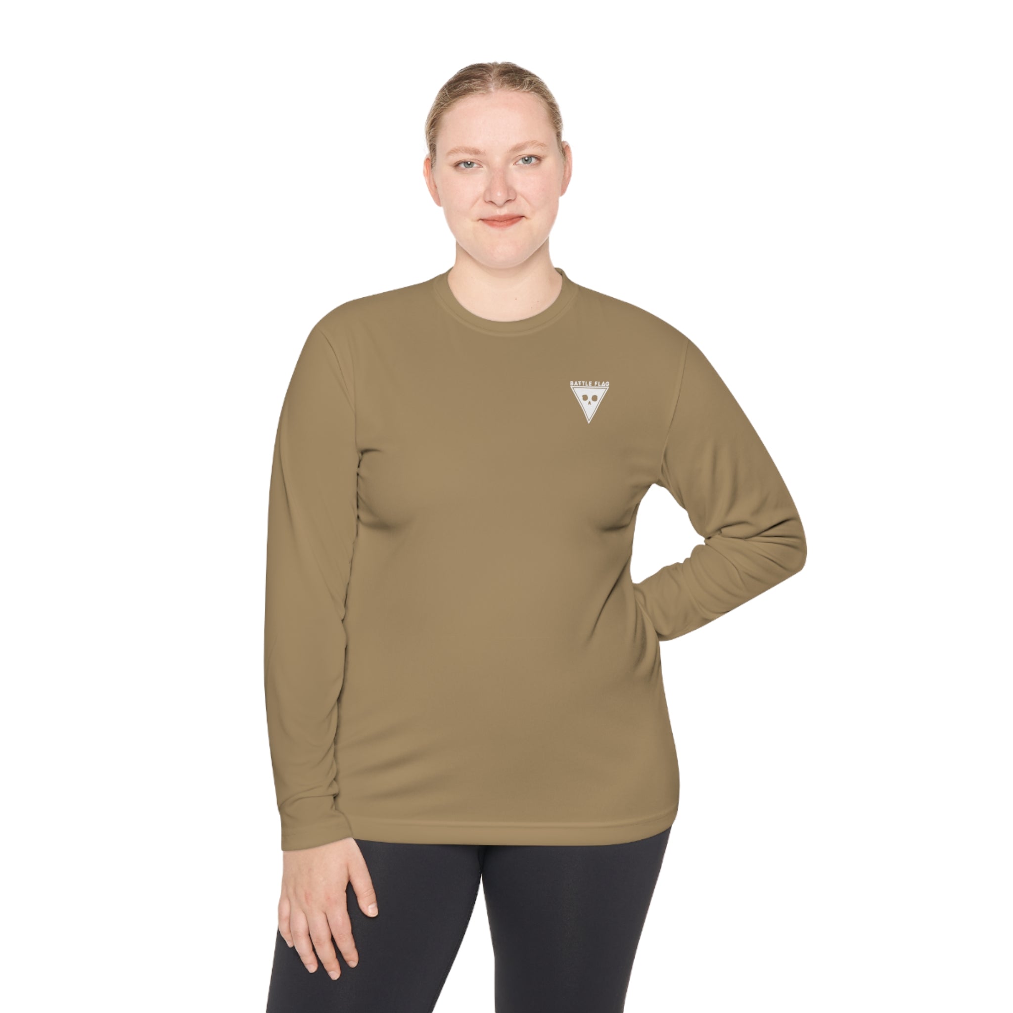 Battle Flag Unisex Lightweight Sport Top - Small White Emblem