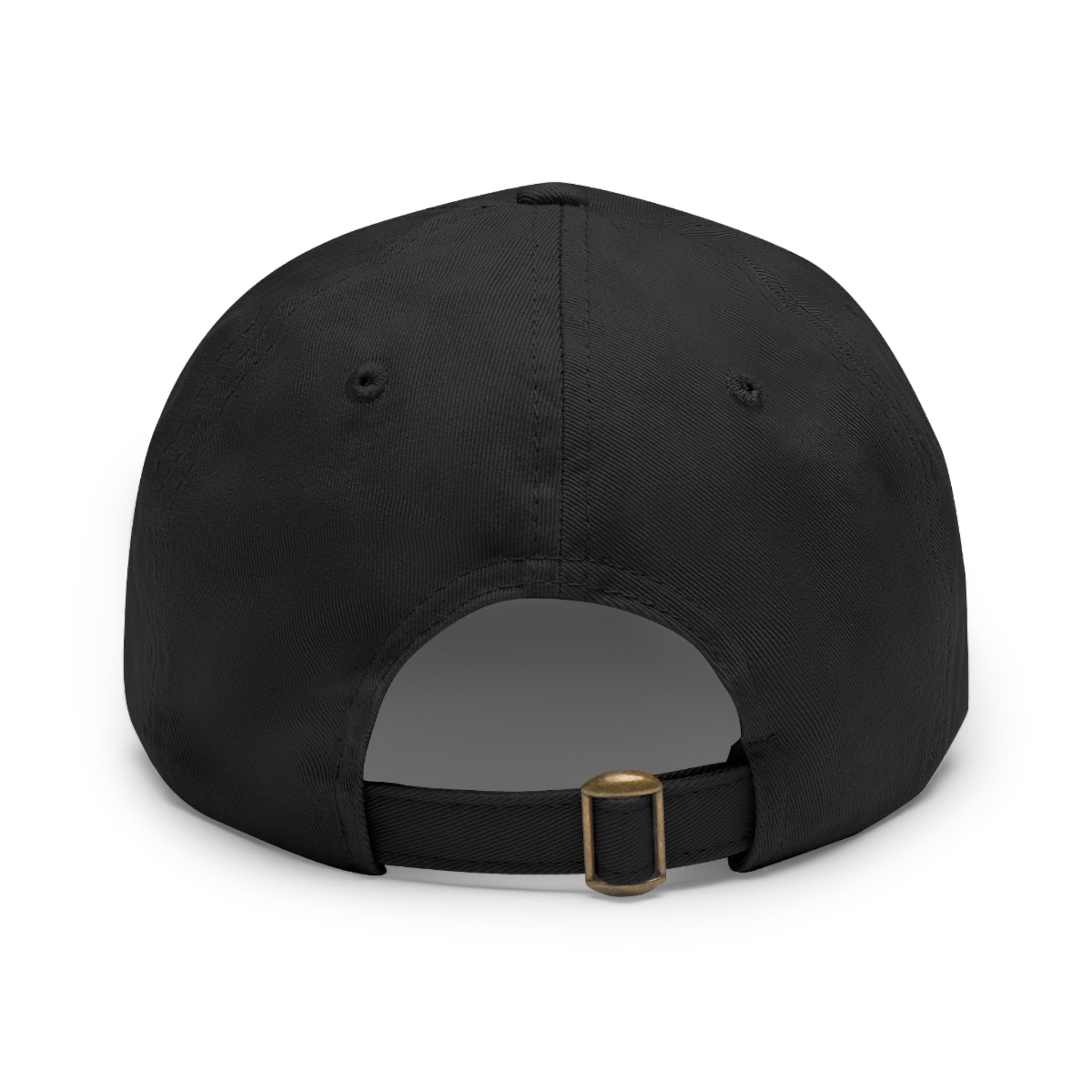 Battle Flag Hat with Leather Patch - White Emblem