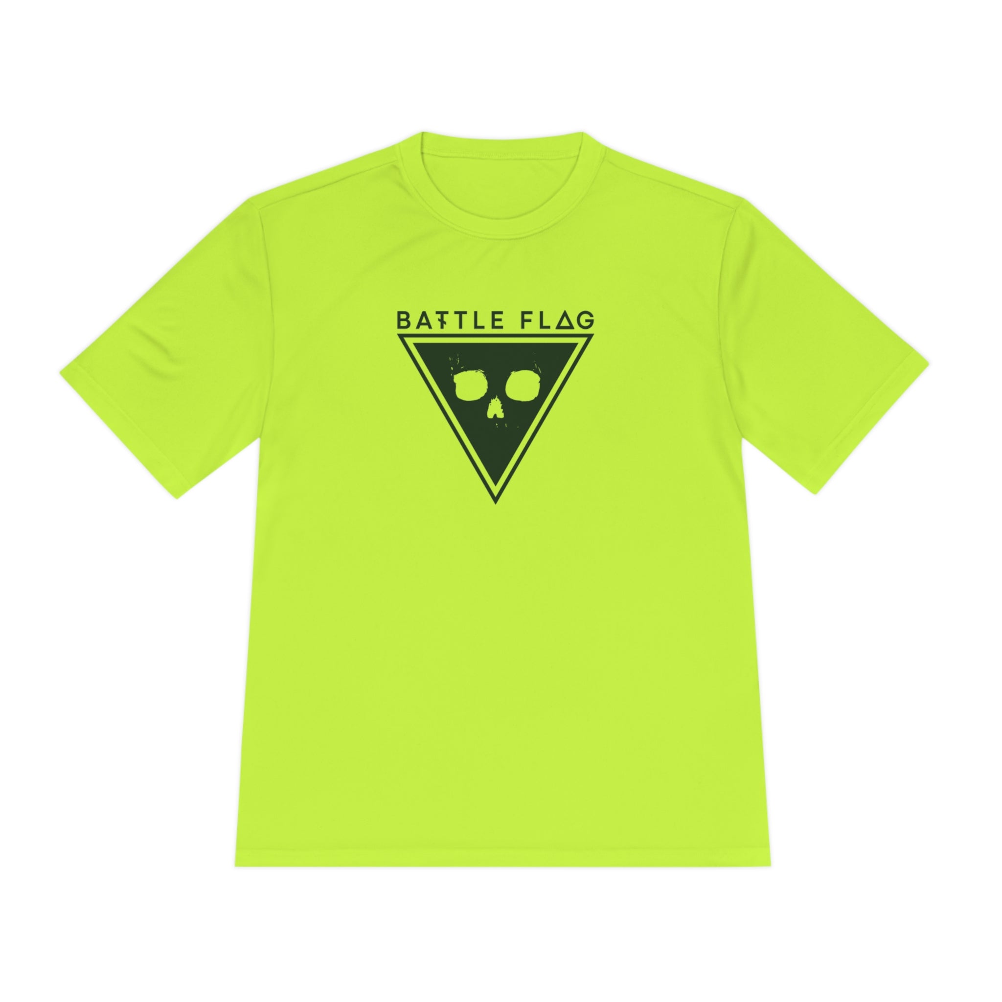 Battle Flag Unisex Moisture Wicking Tee - Green Emblem