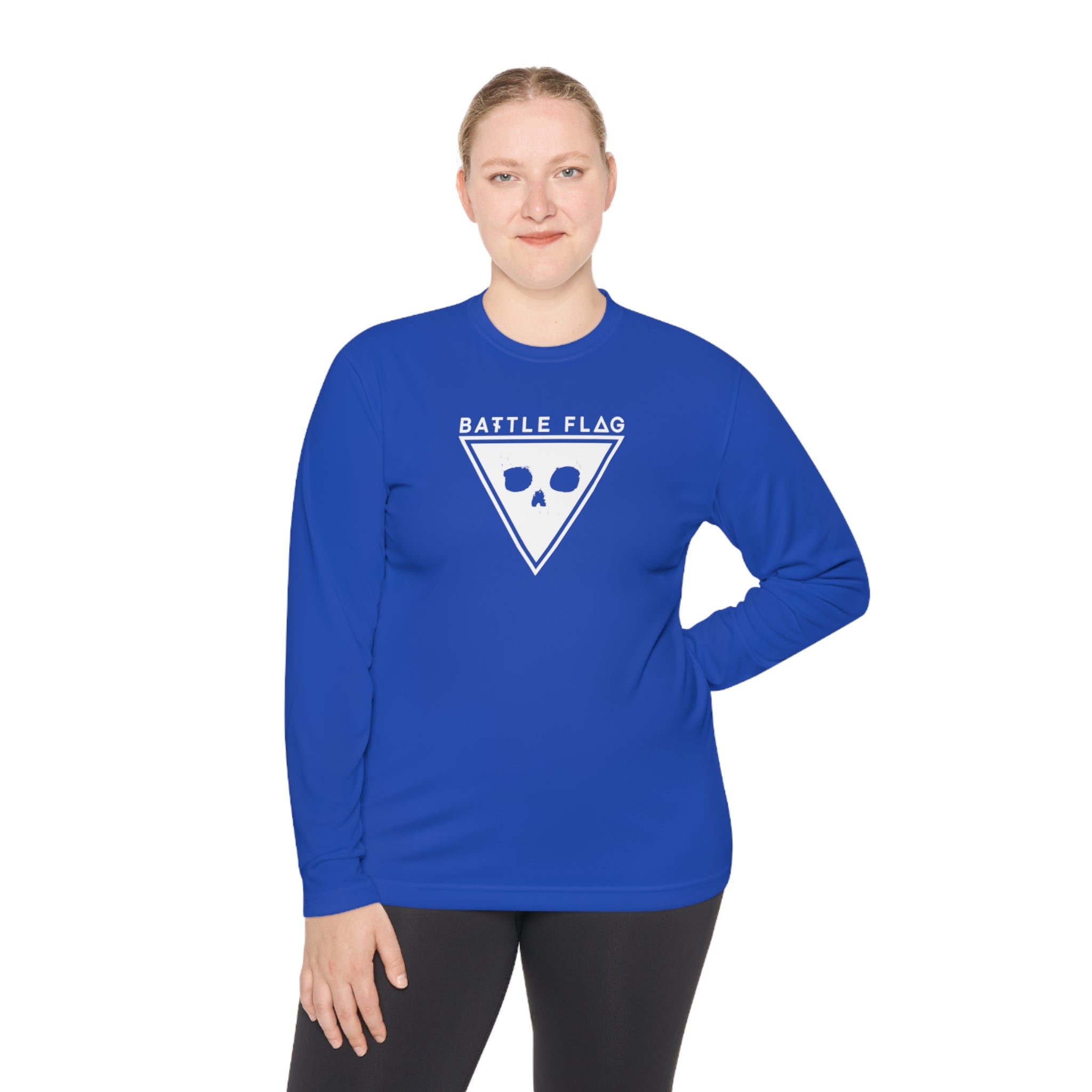 Battle Flag Unisex Lightweight Sport Top - White Emblem