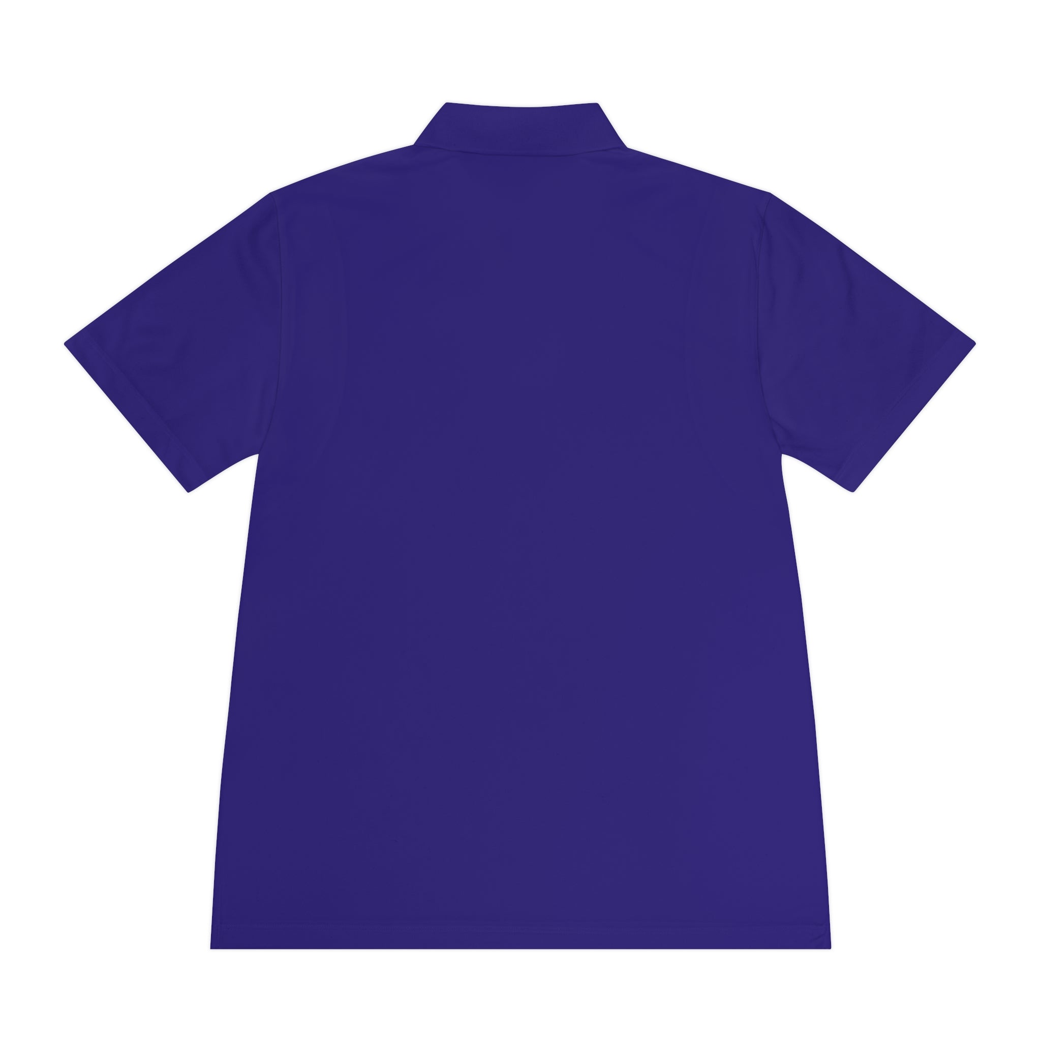 Battle Flag Men's Sport Polo Shirt - White Emblem