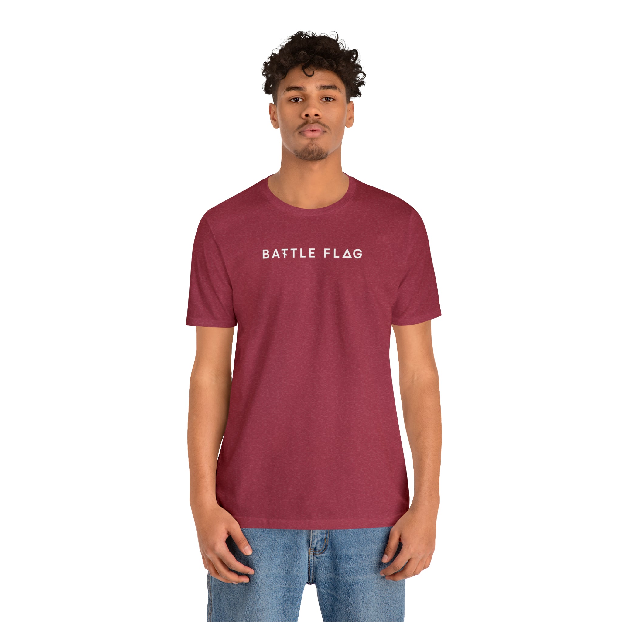 Battle Flag Unisex Tee - Oversized Back Print