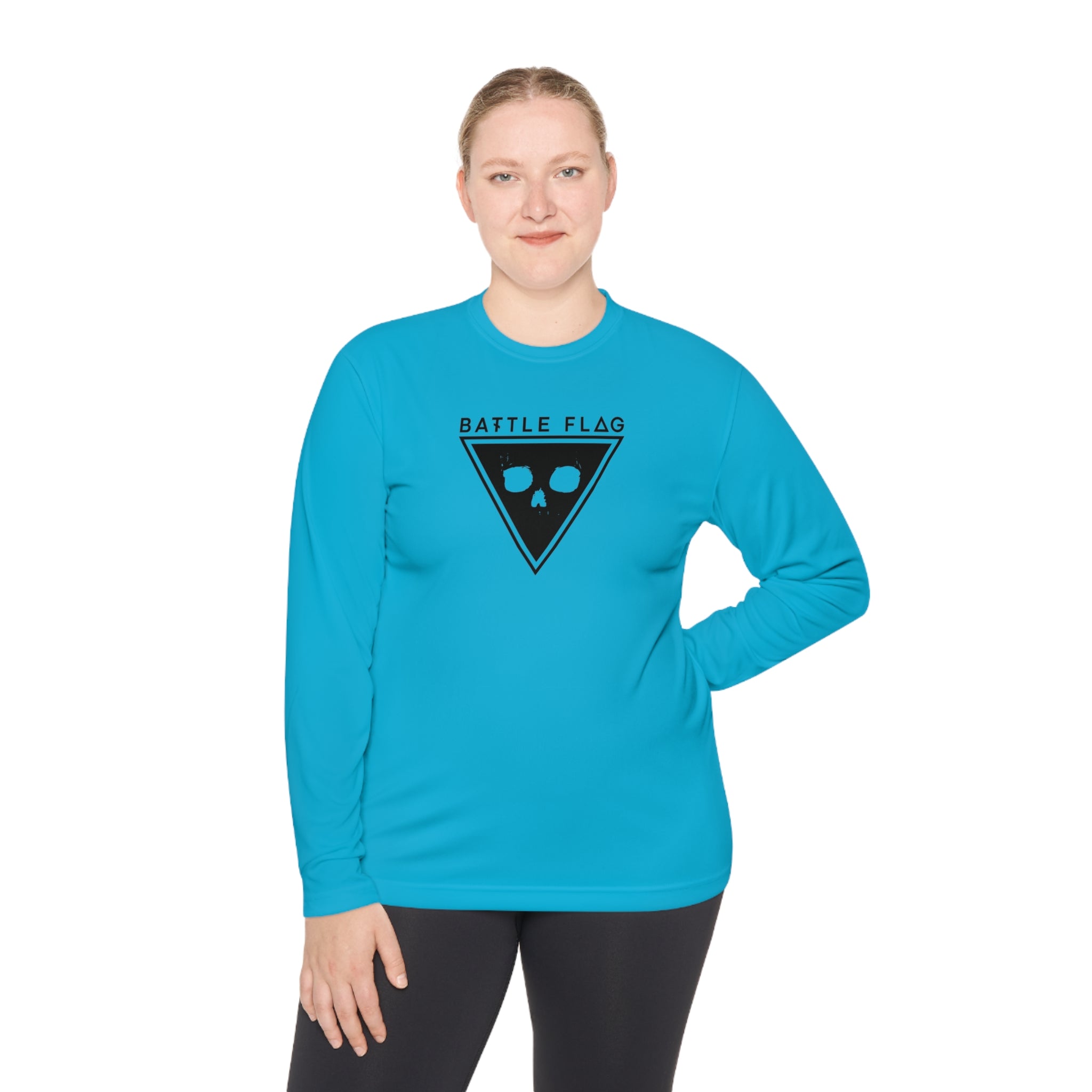 Battle Flag Unisex Lightweight Sport Top - Black Emblem