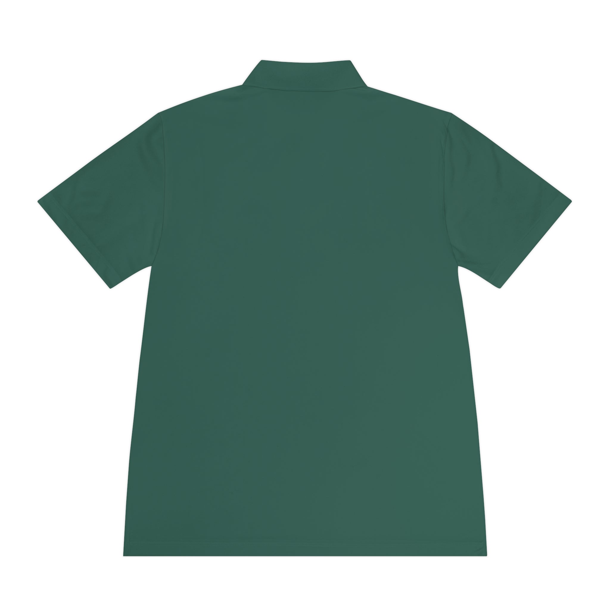Battle Flag Men's Sport Polo Shirt - White Emblem