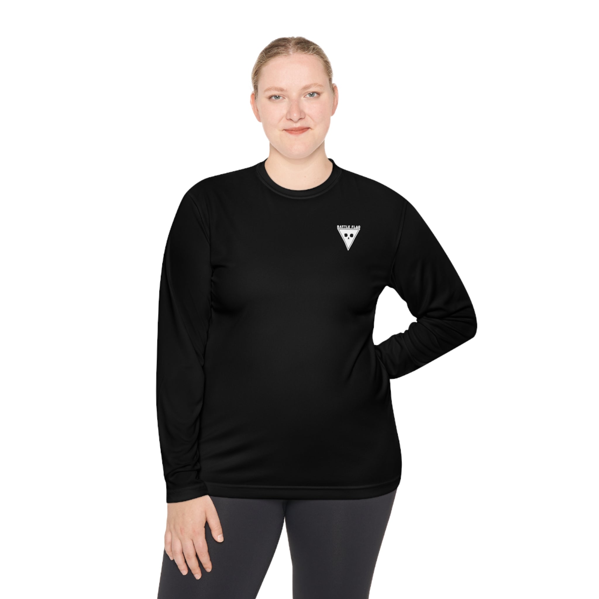 Battle Flag Unisex Lightweight Sport Top - Small White Emblem