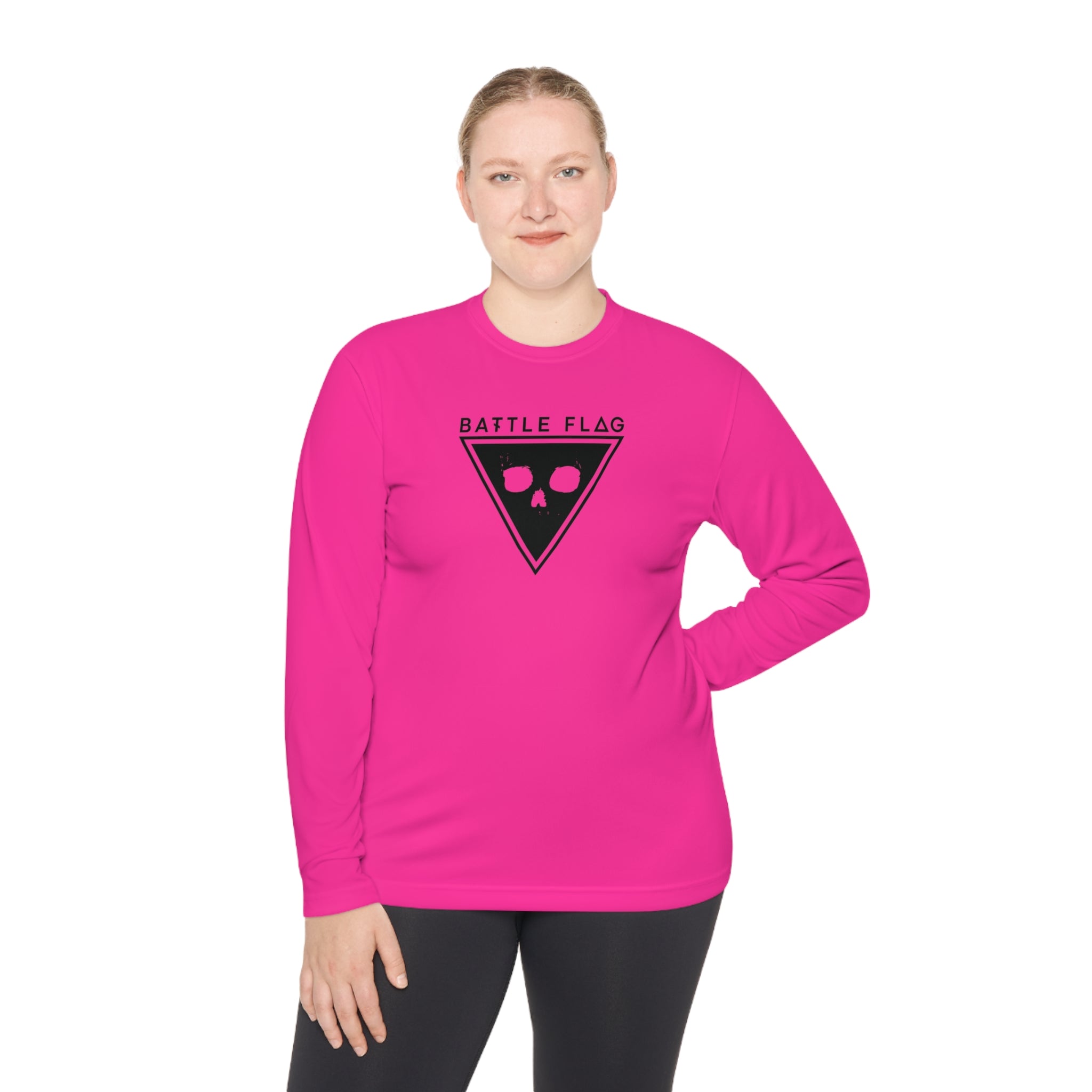 Battle Flag Unisex Lightweight Sport Top - Black Emblem