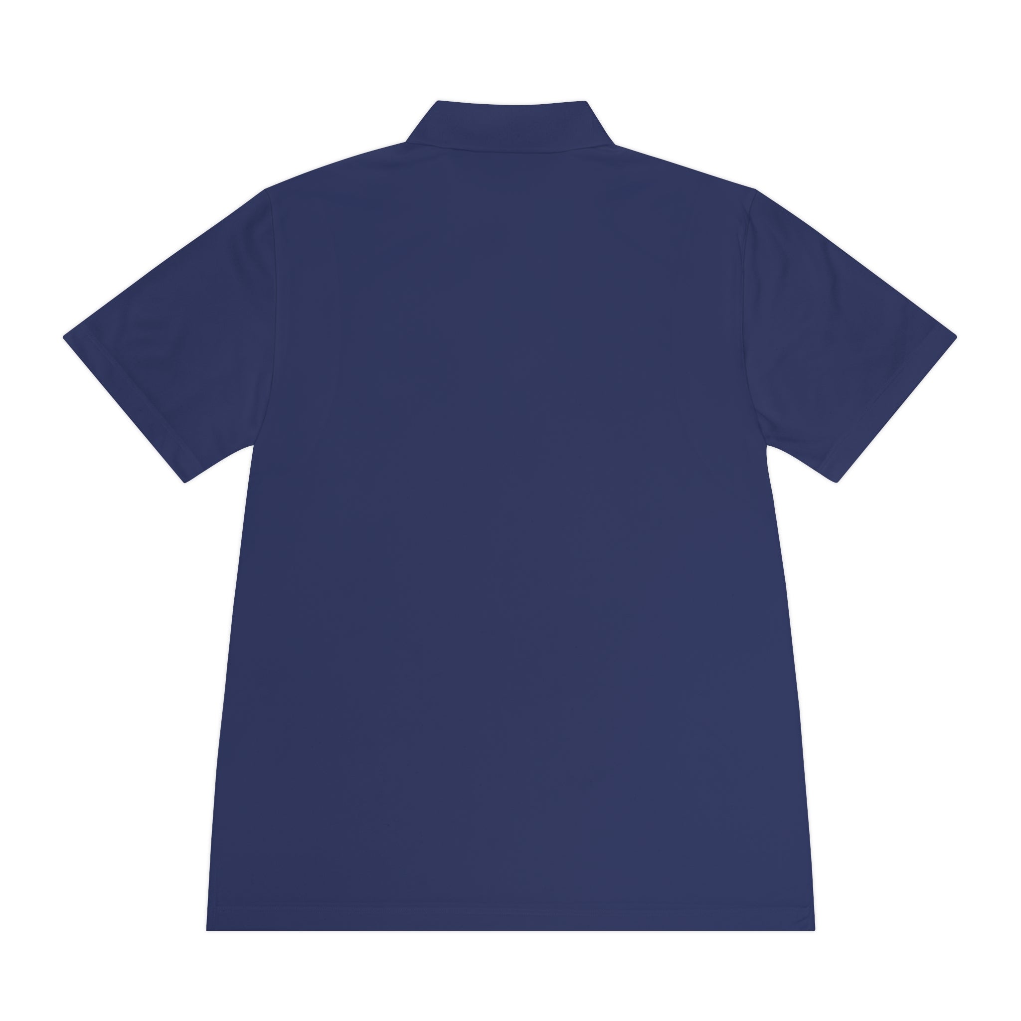 Battle Flag Men's Sport Polo Shirt - White Emblem