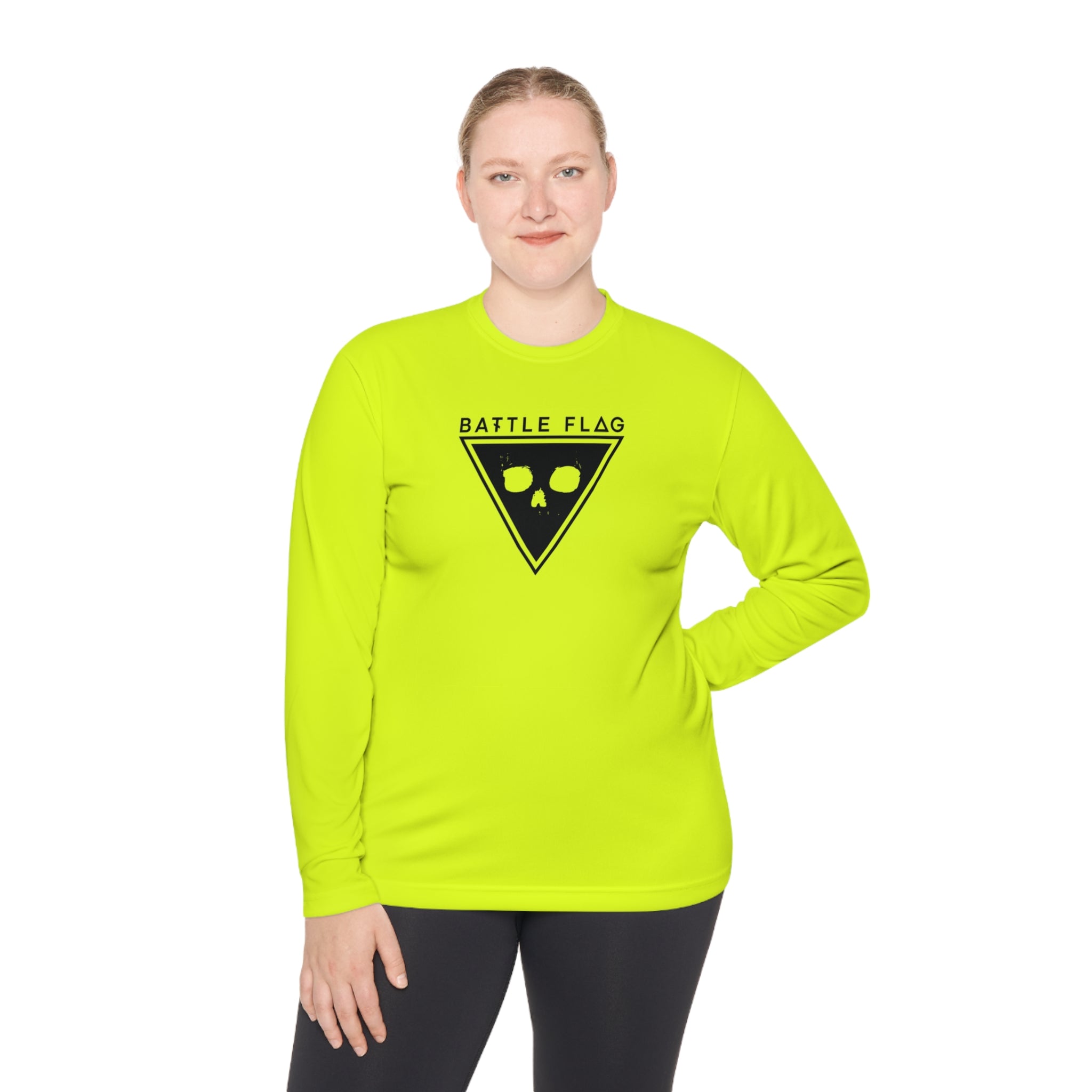 Battle Flag Unisex Lightweight Sport Top - Black Emblem