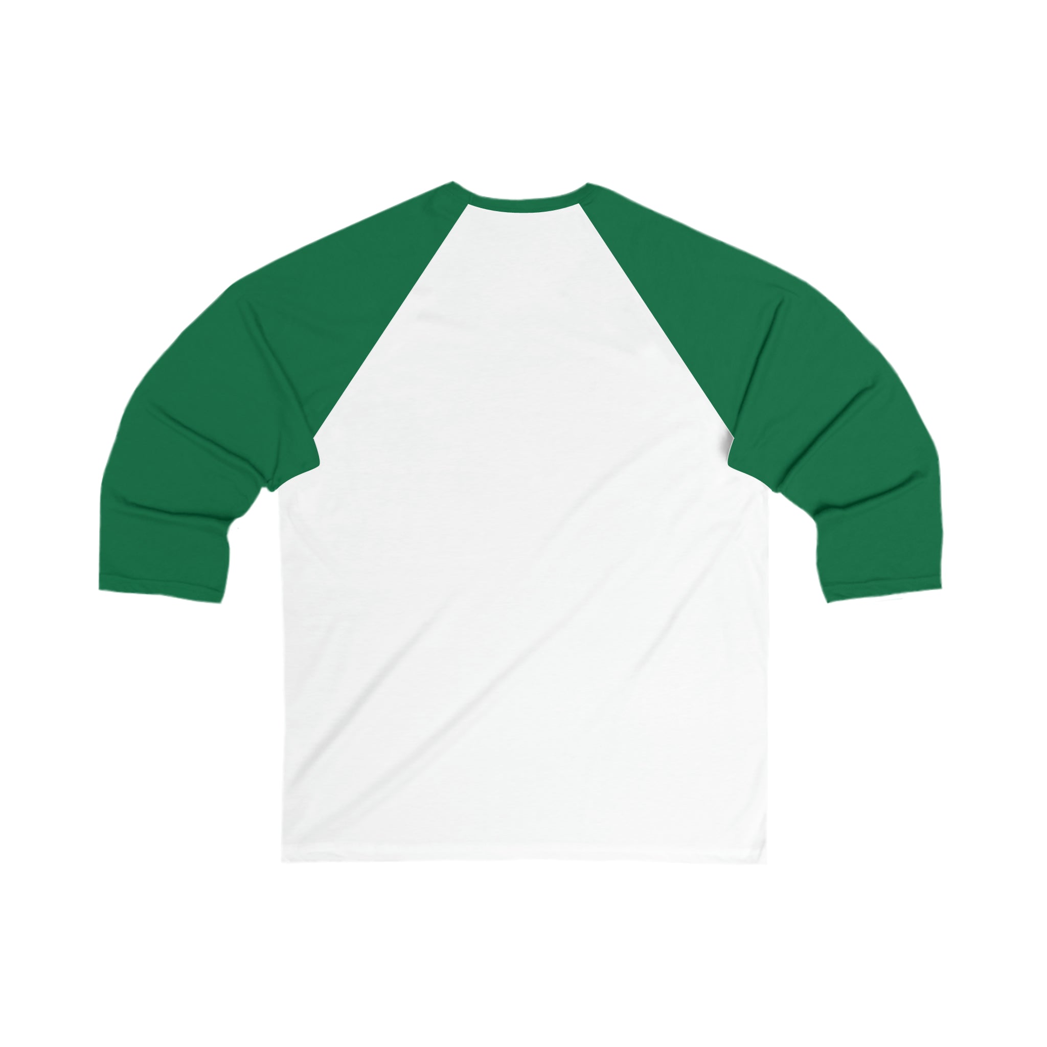 Battle Flag Unisex 3\4 Sleeve Baseball Tee - Green Emblem