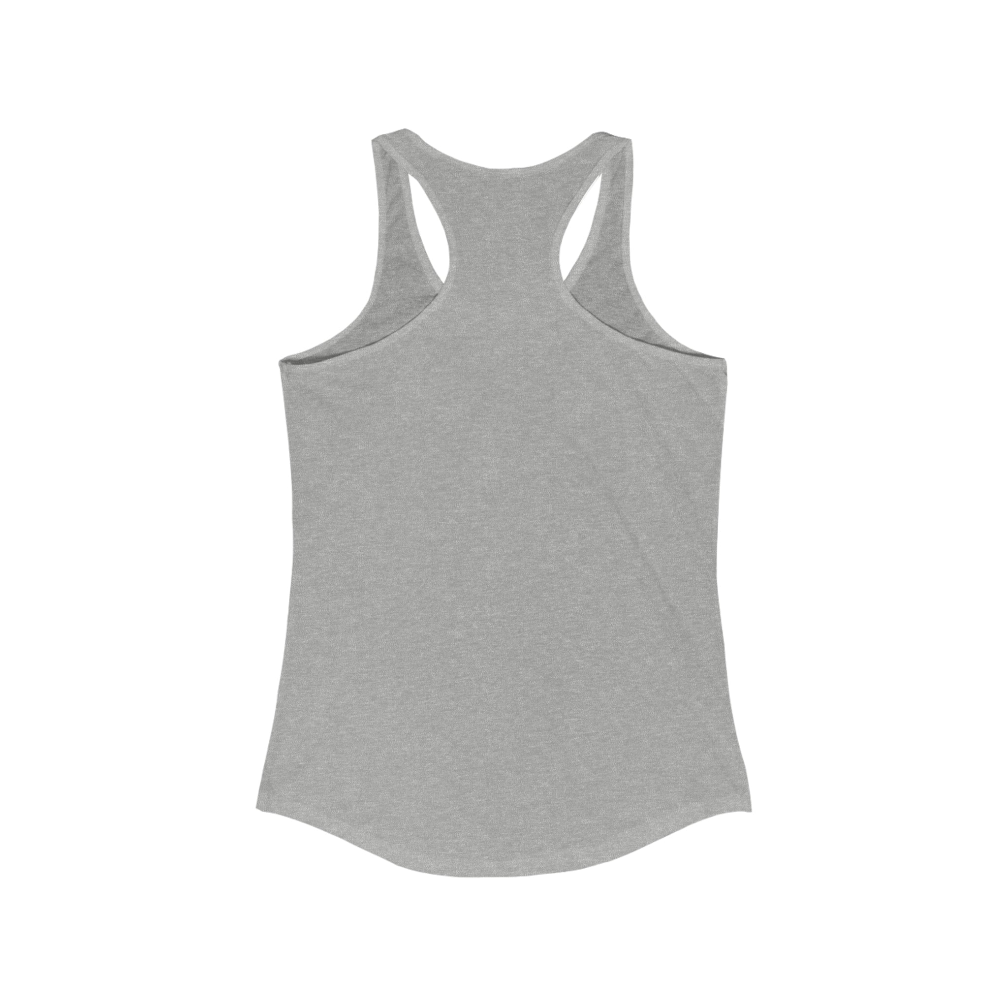 Battle Flag Women's Ideal Racerback Tank - White Emblem