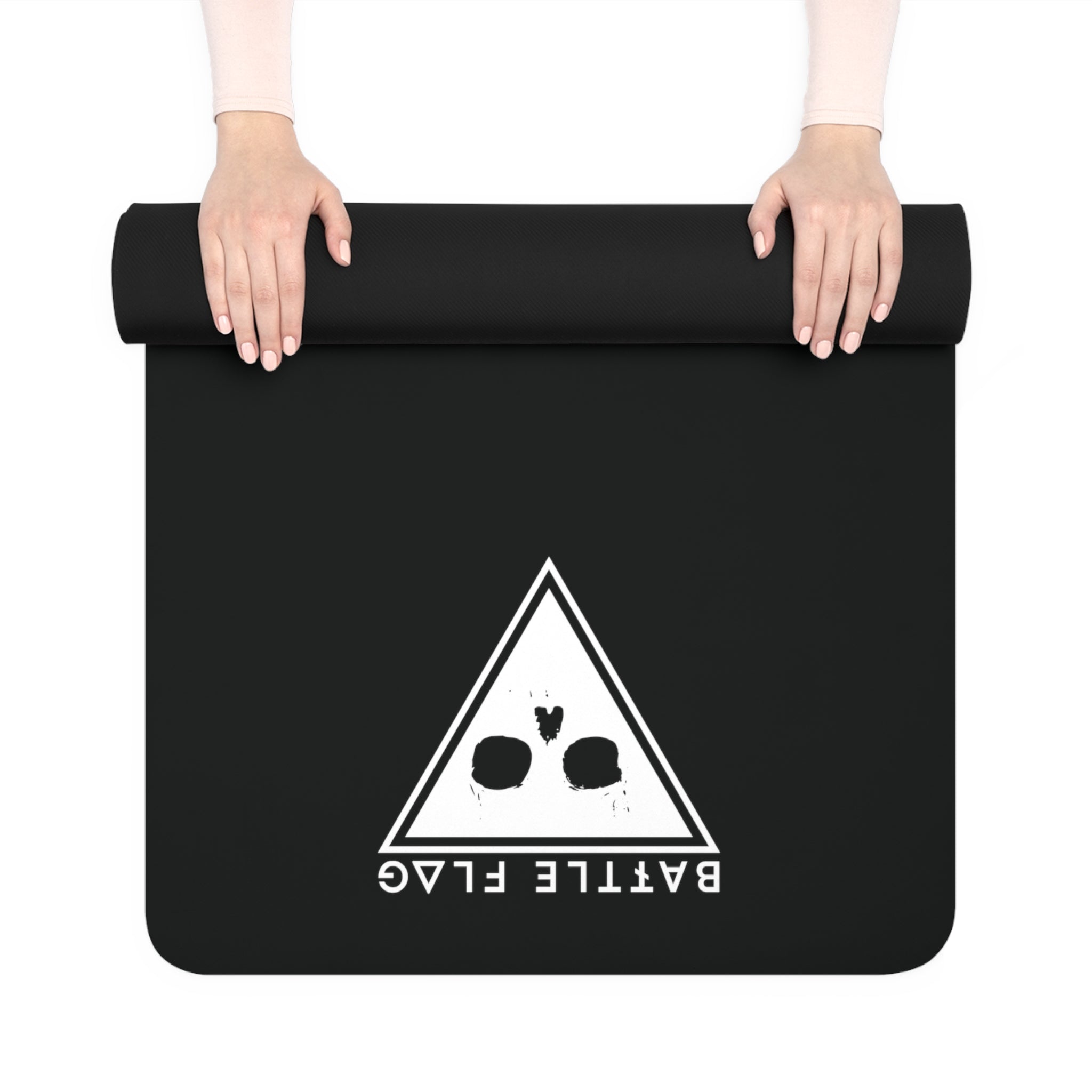 Battle Flag Rubber Yoga Mat