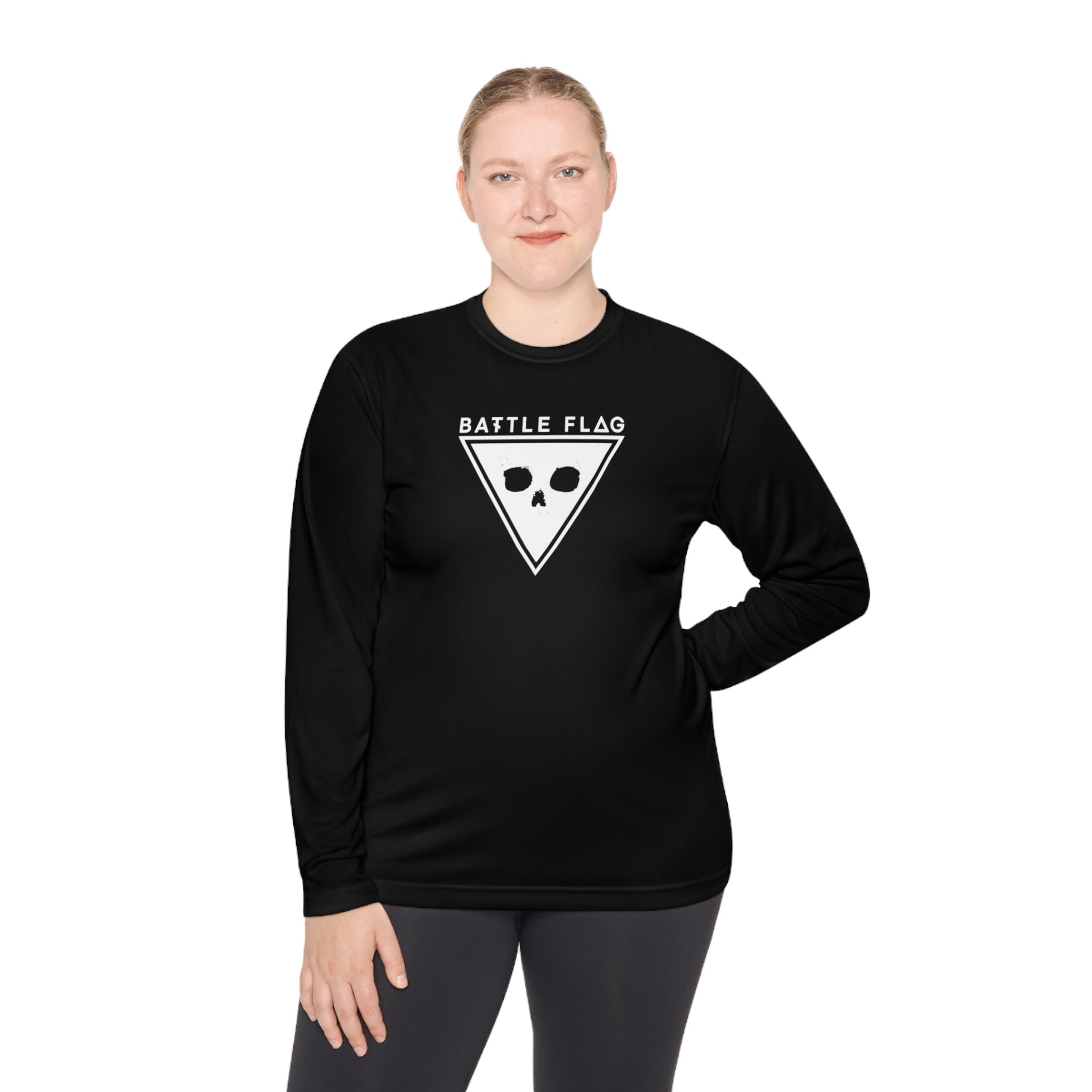 Battle Flag Unisex Lightweight Sport Top - White Emblem